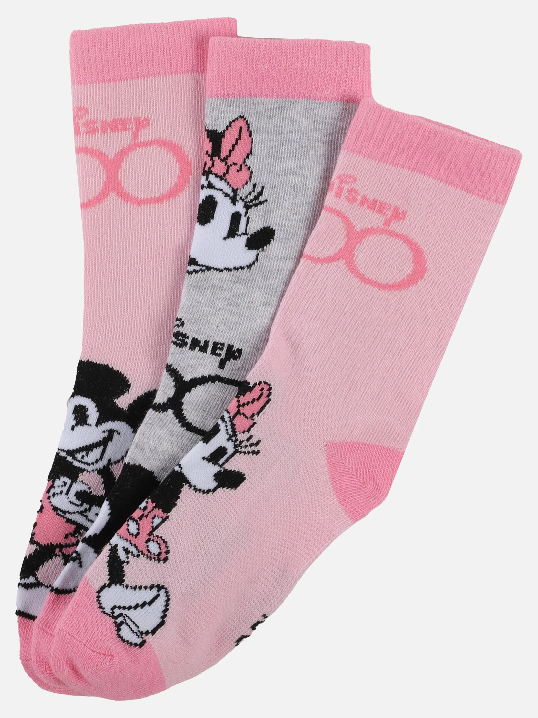 Minnie Mouse KM Socken 3er Bunt 903215 BUNT 1