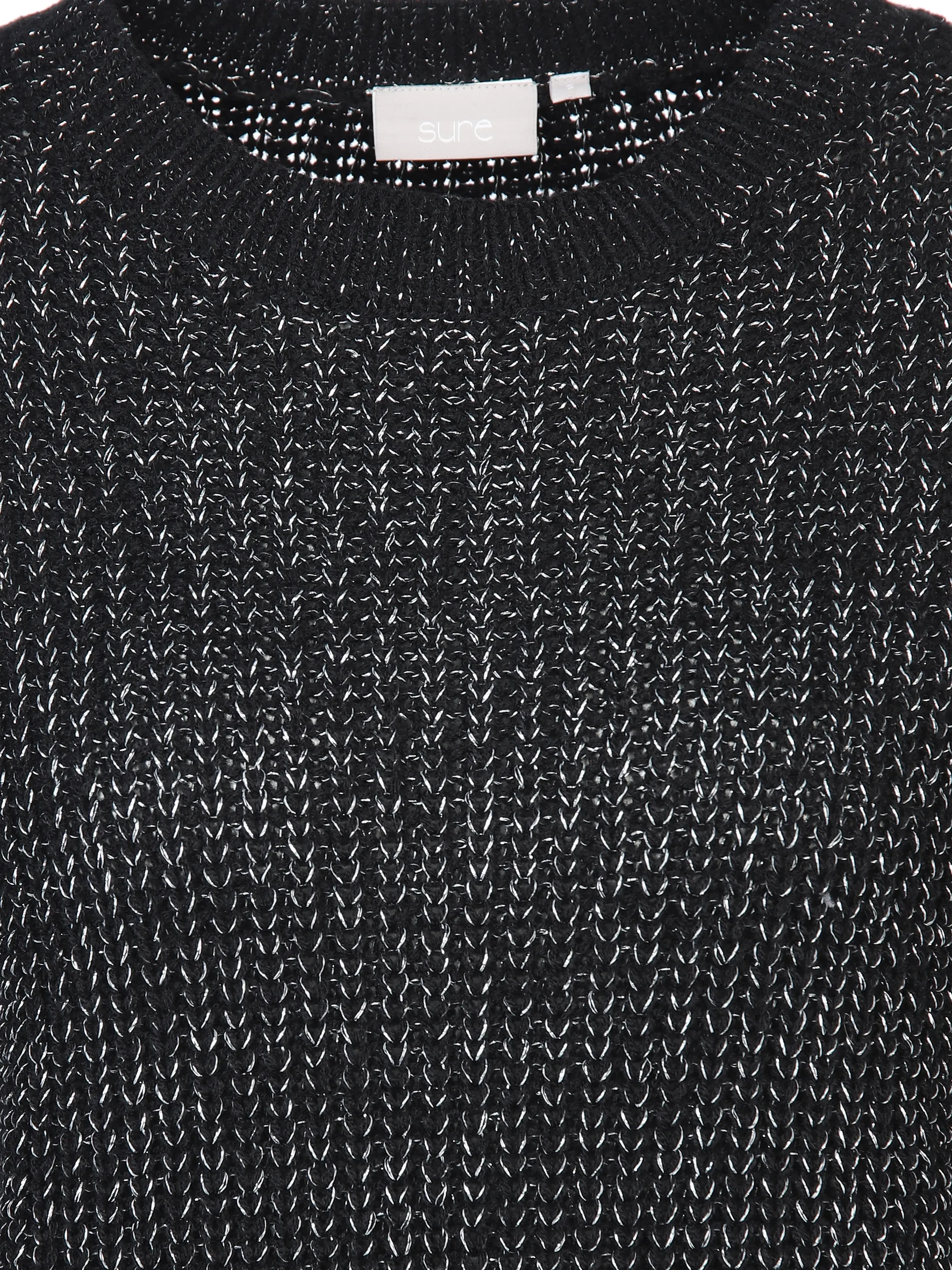 Sure Da-Pullover m. Lurexfäden Schwarz 896661 SCHWARZ 3