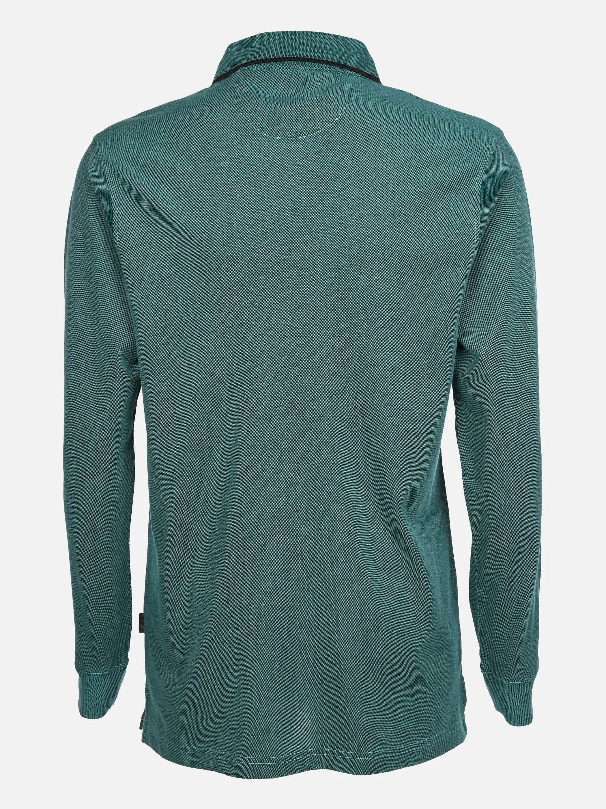 Jim Spencer He. Poloshirt 1/1 Arm meliert Grün 857079 DK GREEN 2