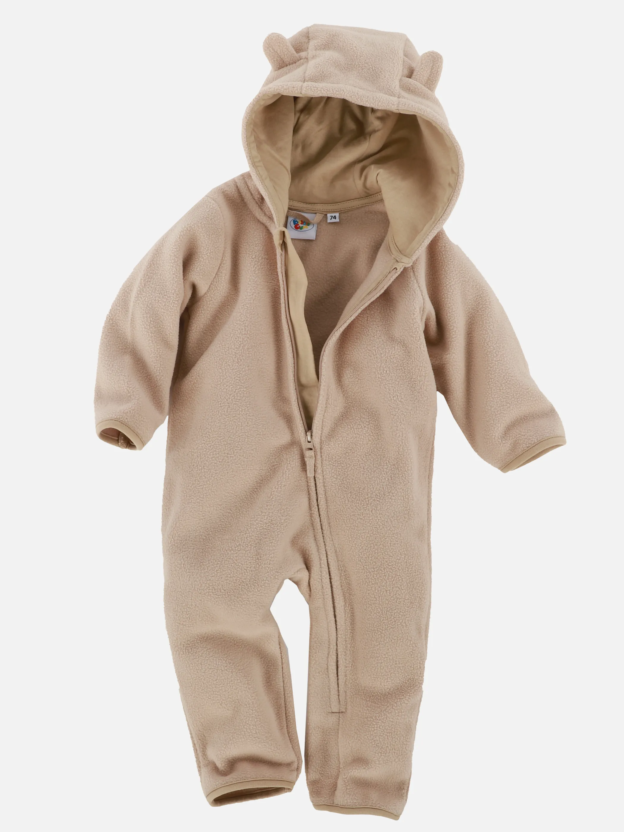 Bubble Gum Baby Unisex Overall Outdoor mit Kapuze in beige Beige 899730 BEIGE 2