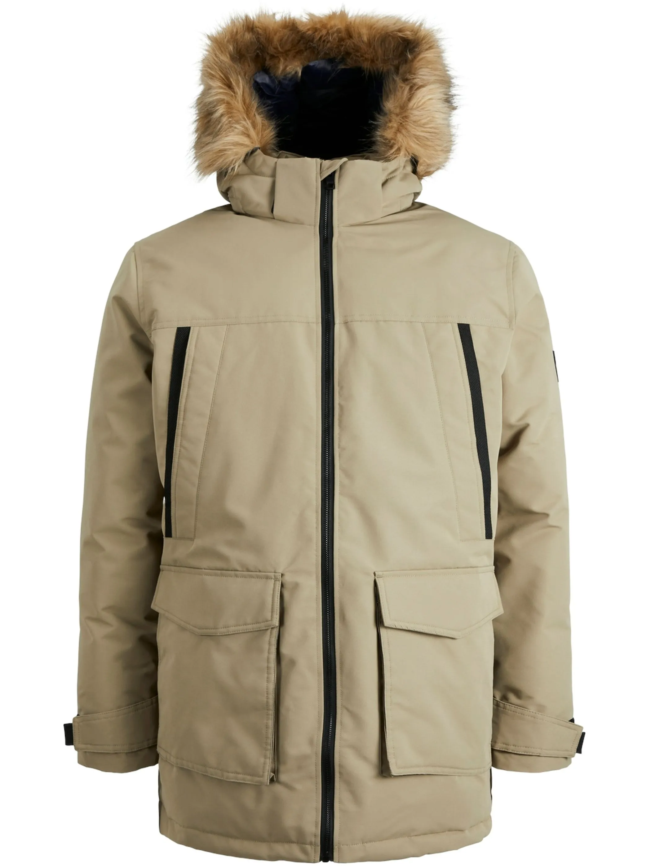 Jack Jones 12211773 JJECRAFT PARKA SN Braun 864764 176005 1