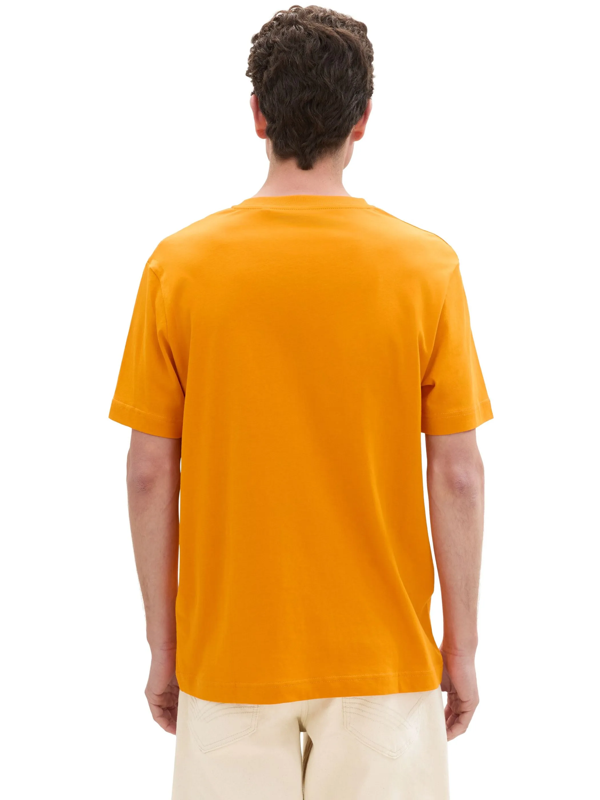 Tom Tailor 1043276 t-shirt with print Orange 898849 12392 2