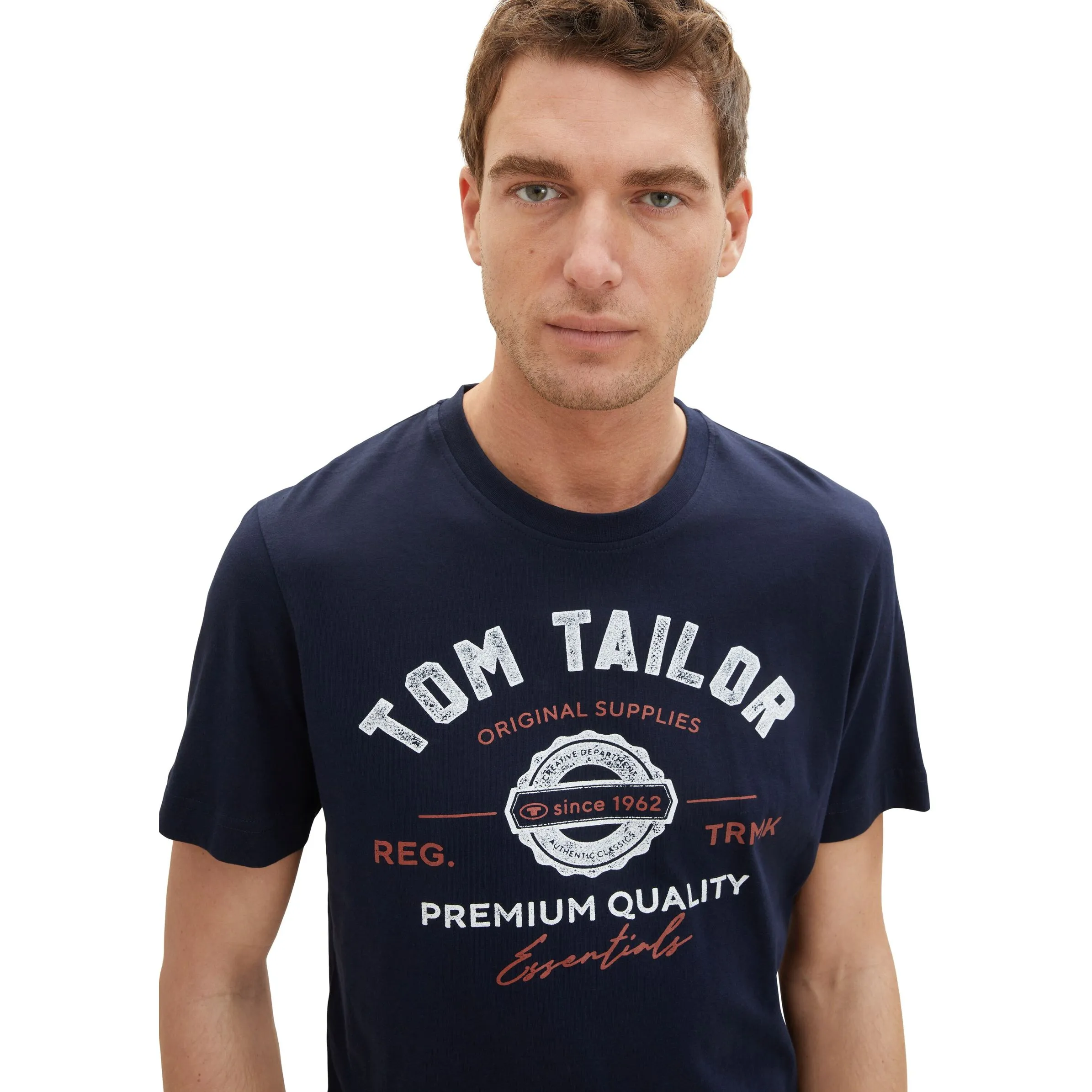 Tom Tailor 1037735 NOS logo tee Blau 884276 10668 3