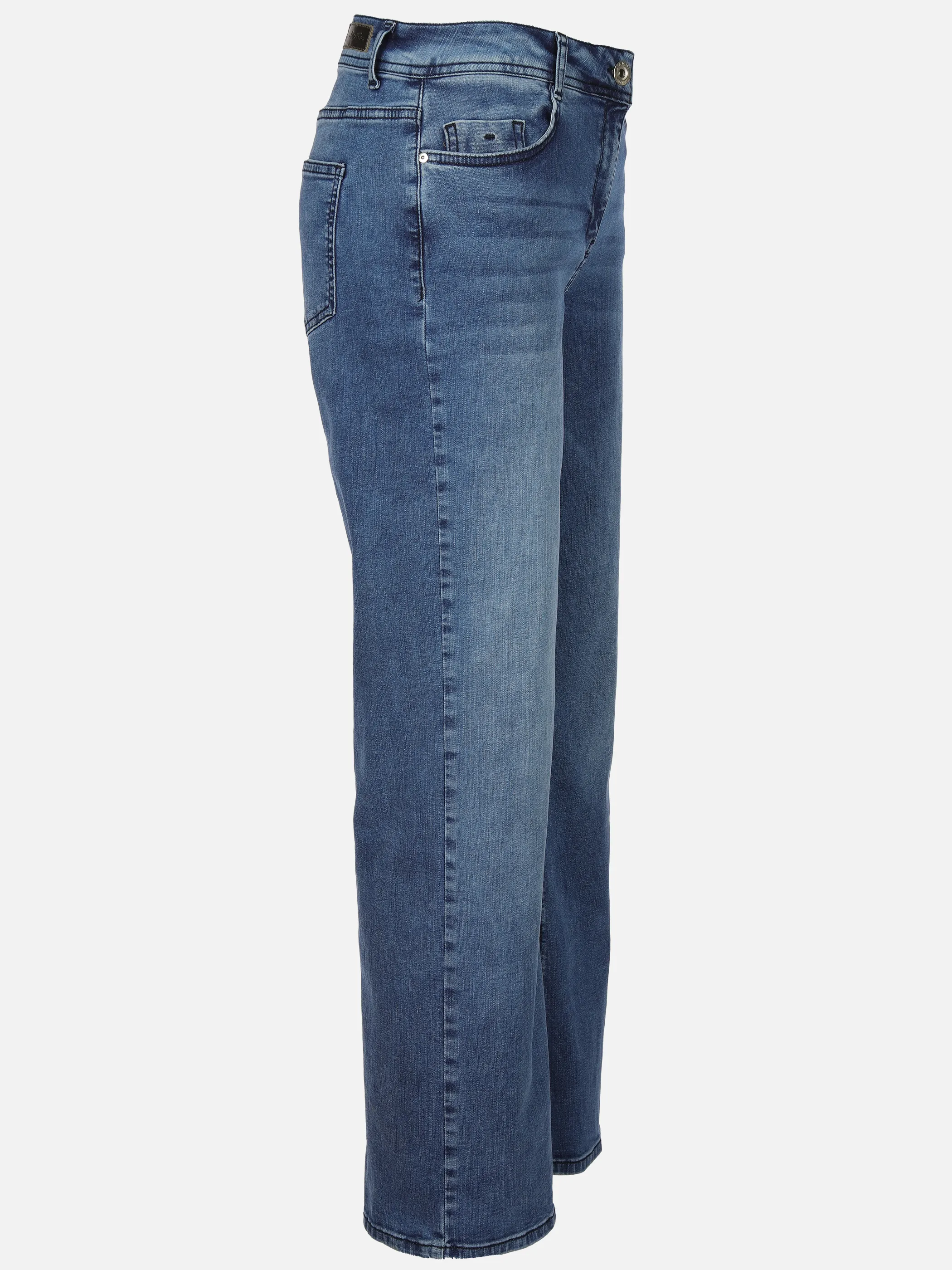 Lisa Tossa Da-Jeans mit weitem Bein Blau 908101 MID BLUE 3