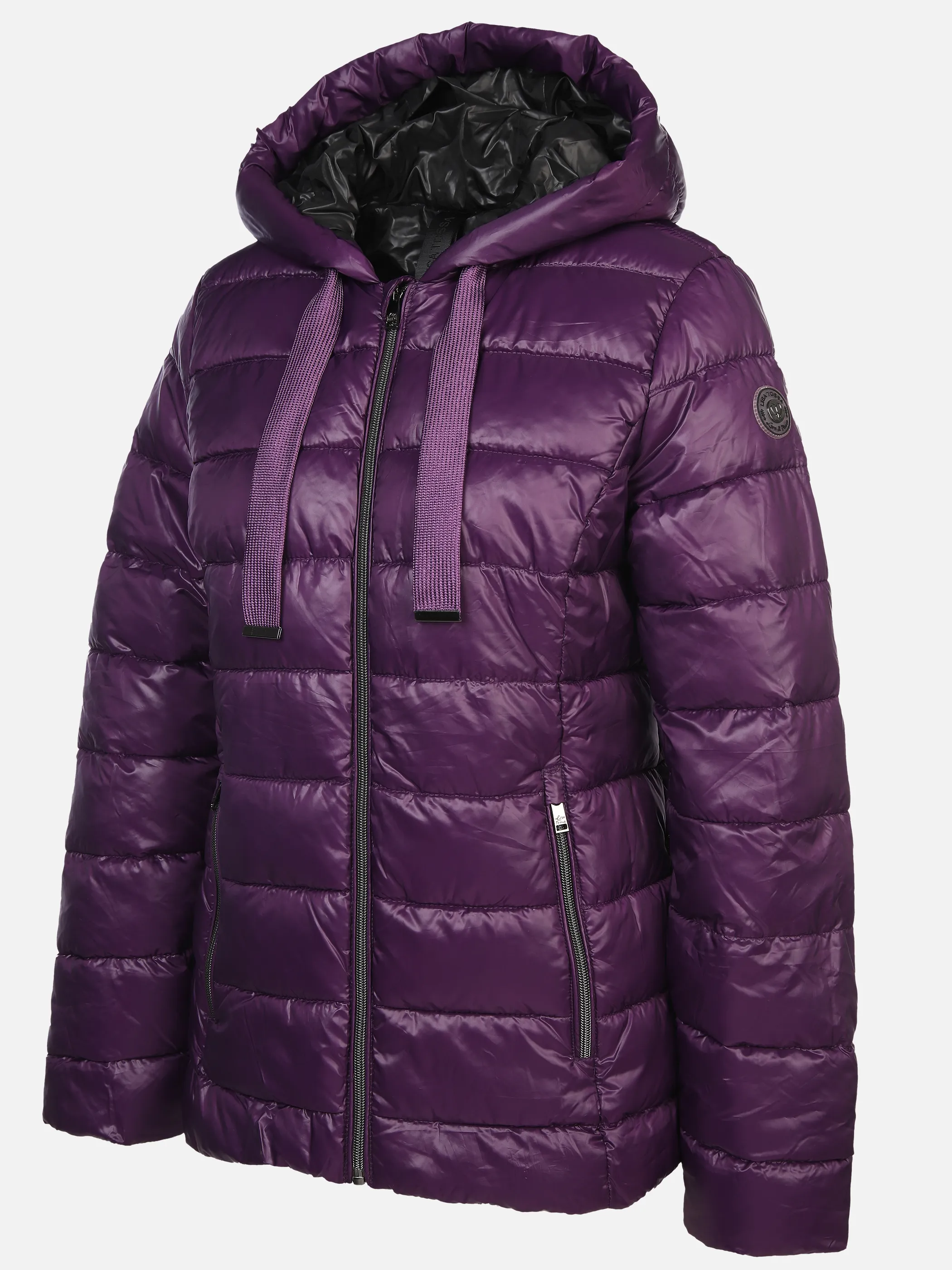 Lisa Tossa Da-Steppjacke m. Kapuze Lila 896809 PFLAUME 3