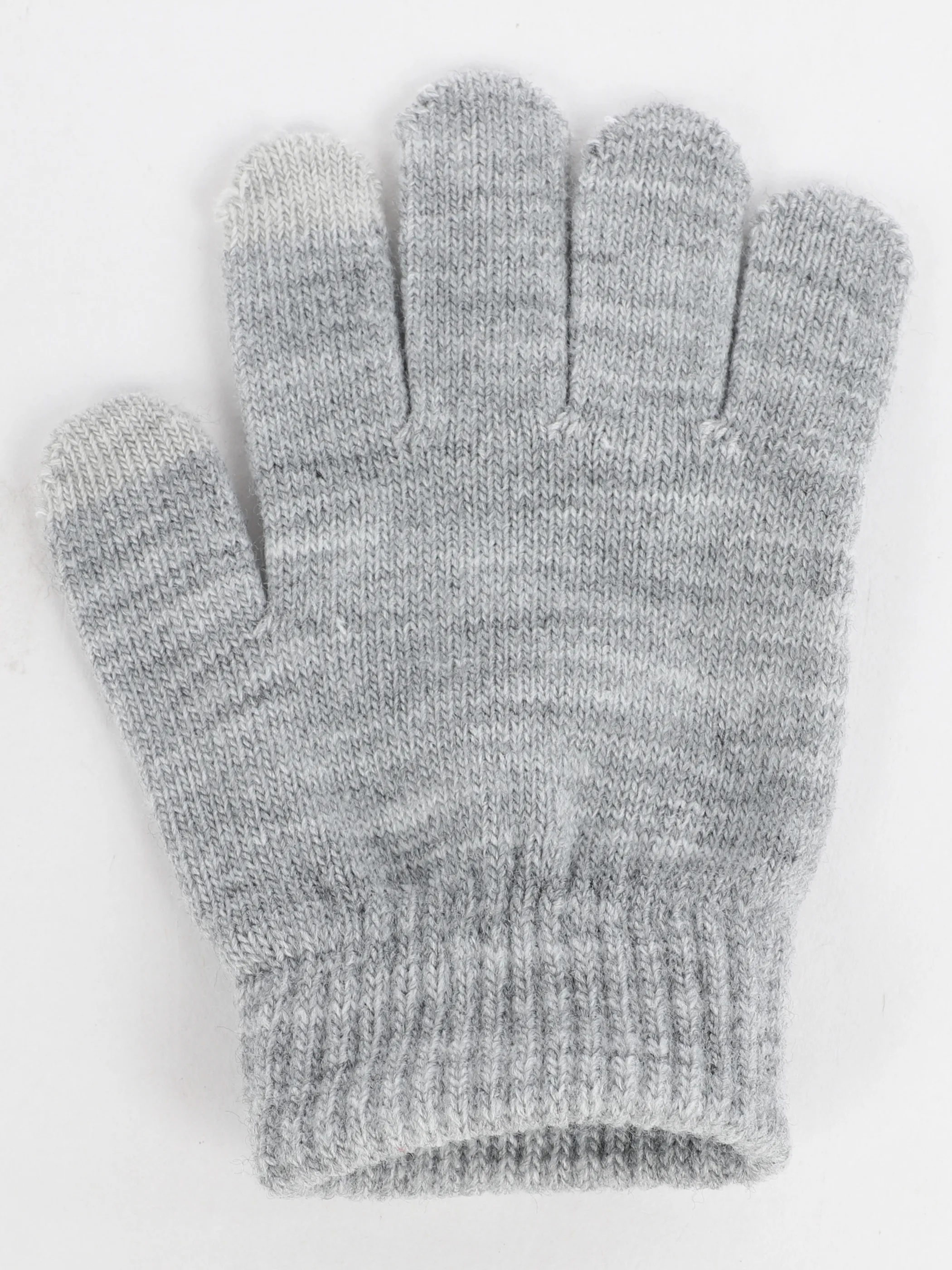 Stop + Go Ki-Mä Strickhandschuhe Grau 899557 GRAU/ROSA 2