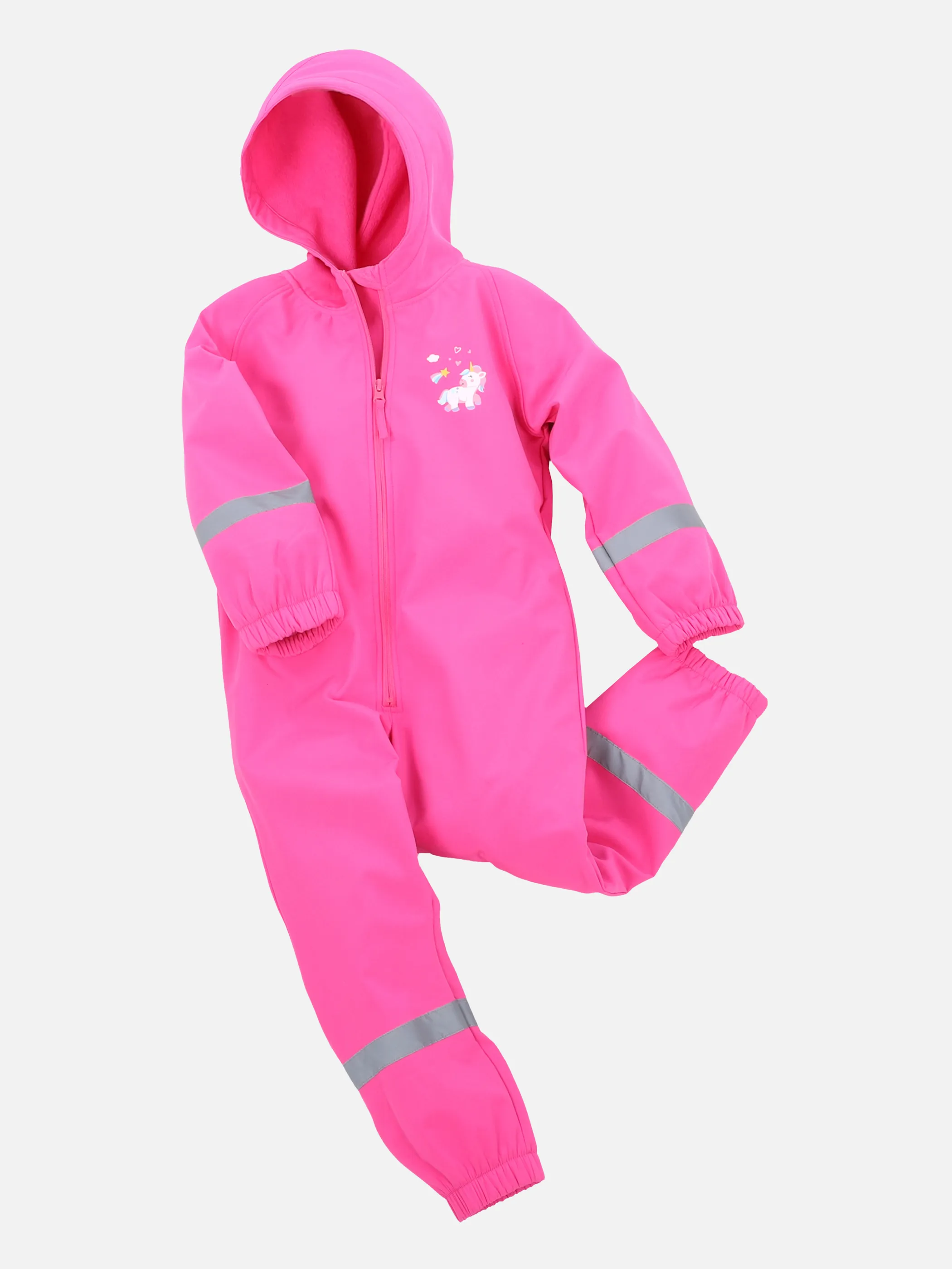 Kinder Regenoverall mit | PINK | 862272-pink noSize Kapuze 
