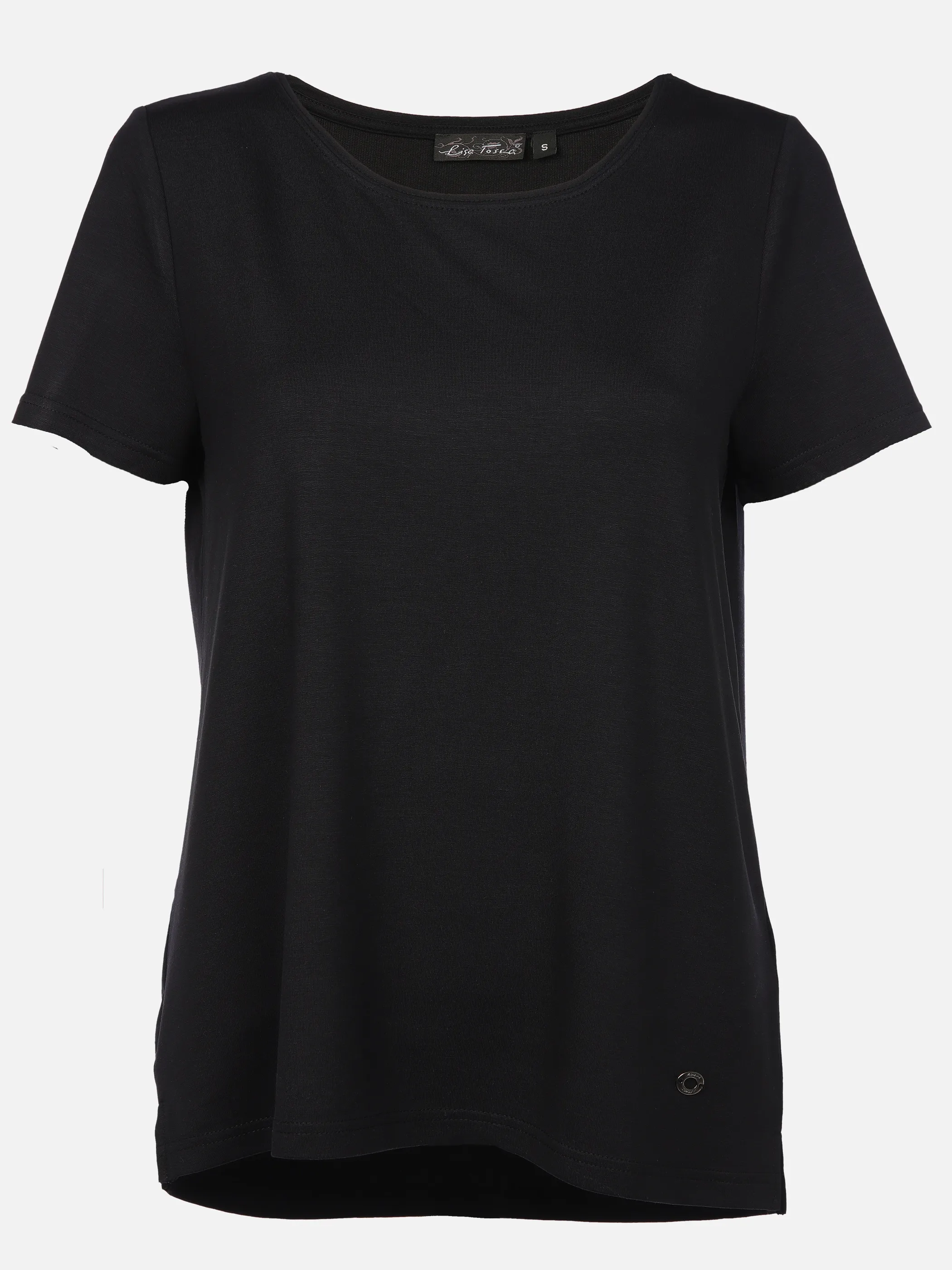 Lisa Tossa Da-Shirt basic Schwarz 910239 SW 1