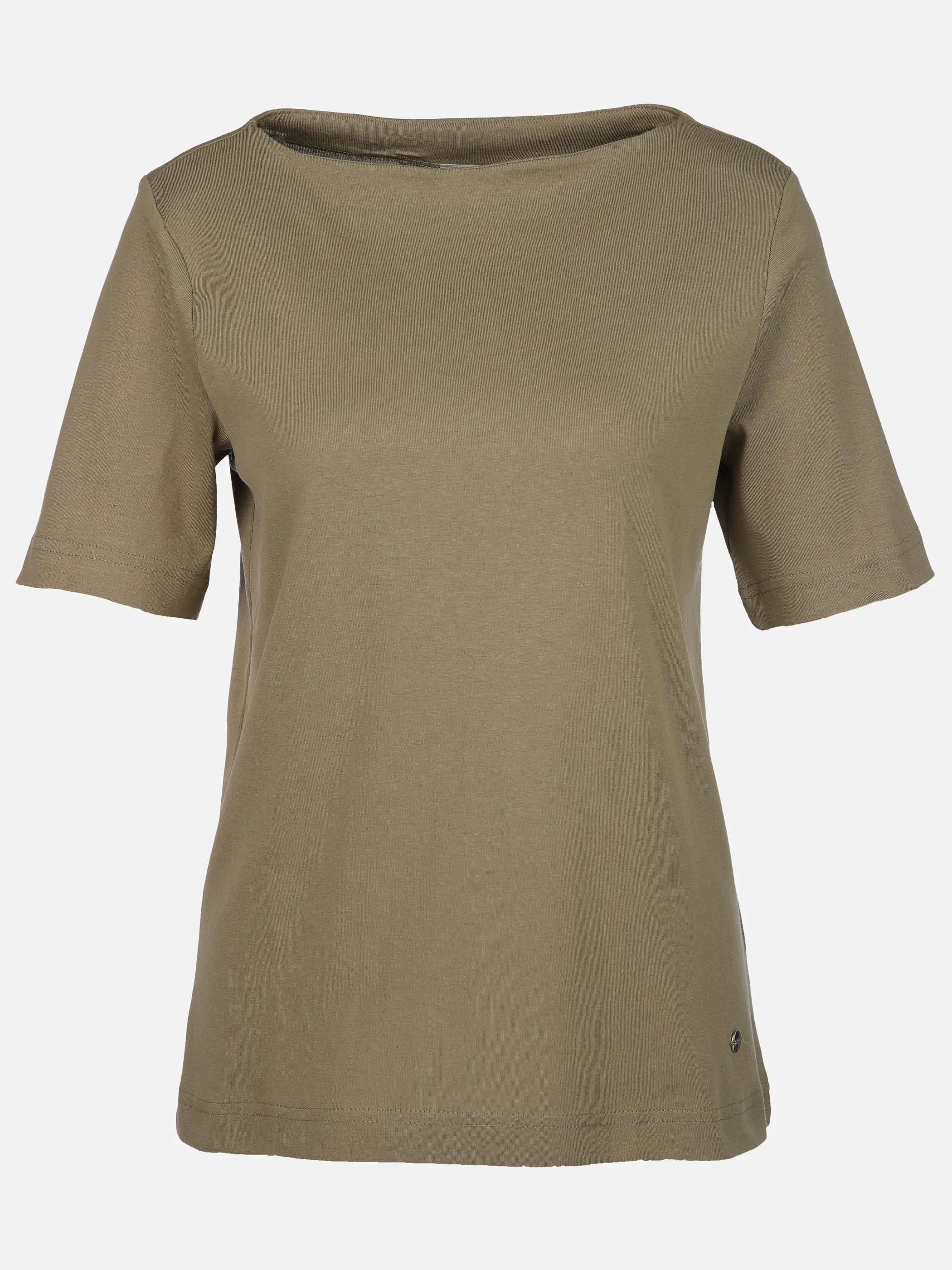 Sure Da-T-Shirt einfarbig Oliv 907090 KHAKI 1