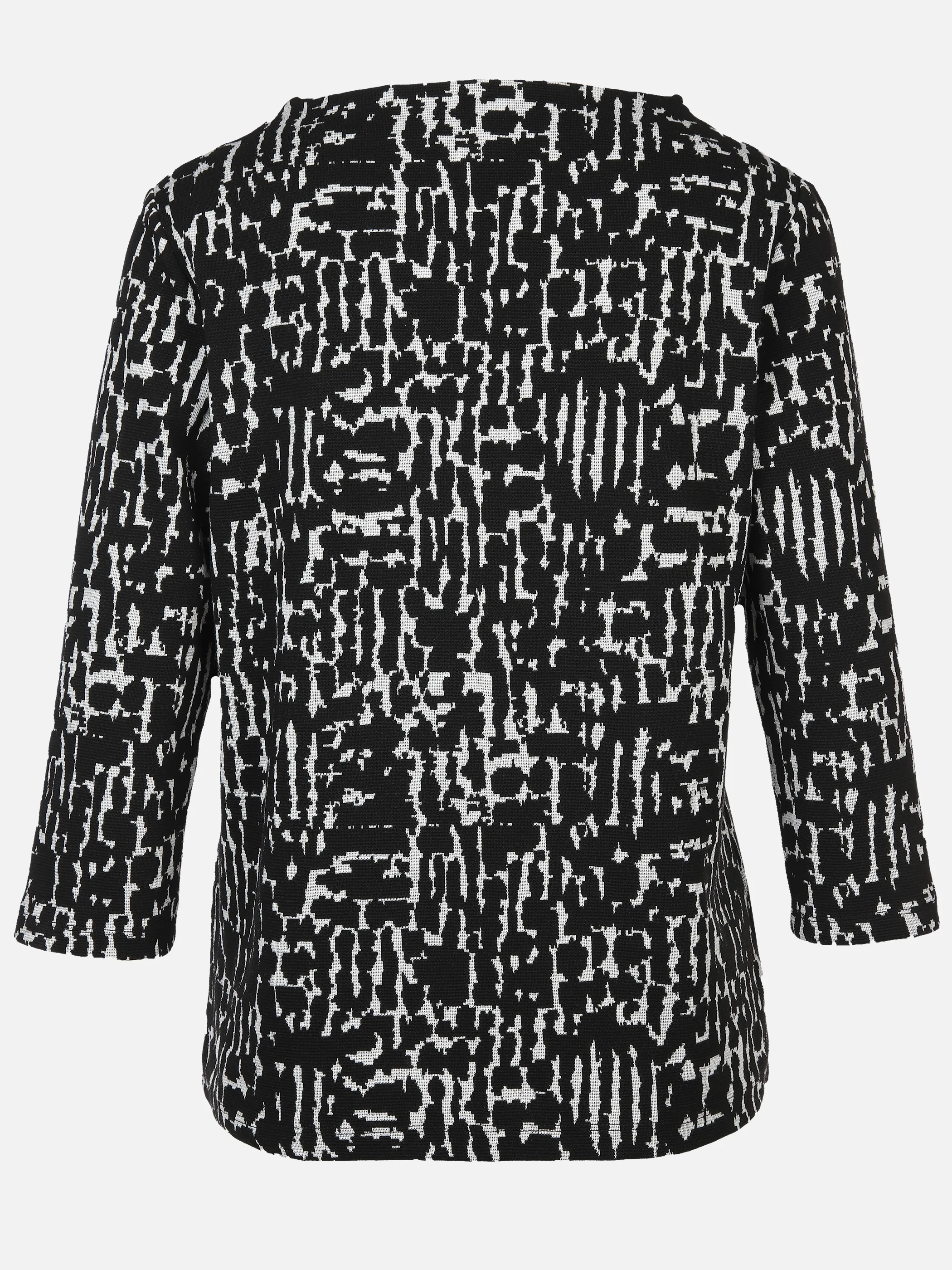 Lisa Tossa Da-Jacquard-Shirt Schwarz 900357 SW/OFFW 2