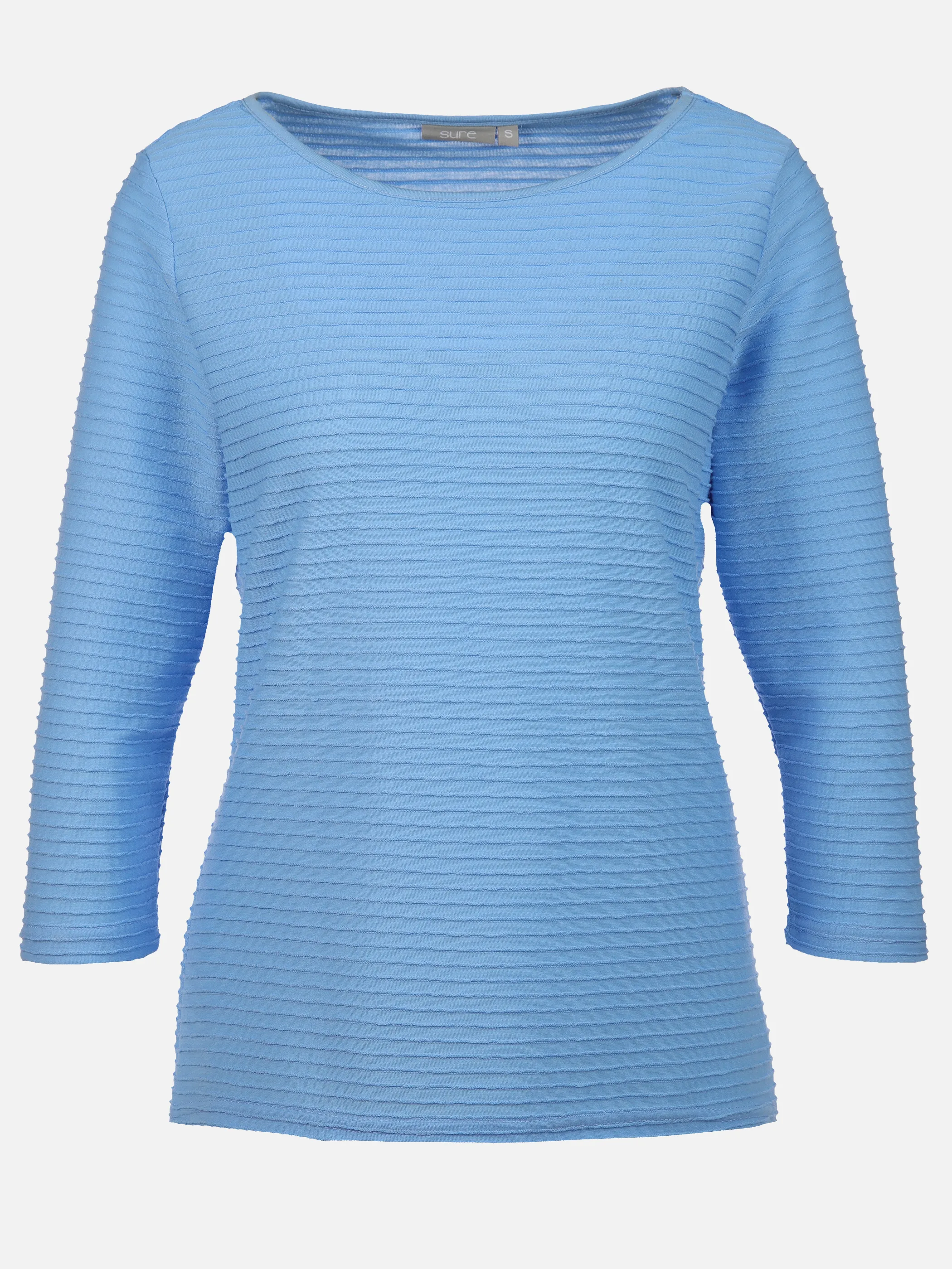 Sure Da-Struktur-Shirt 3/4 Arm Blau 889292 BLUE 1