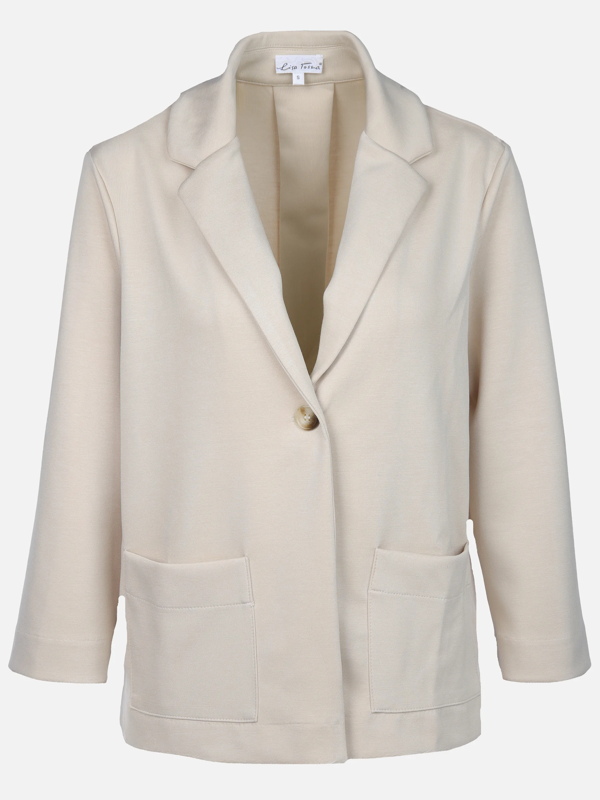 Lisa Tossa Da-Blazer m. Knopf Beige 906617 OAK 1