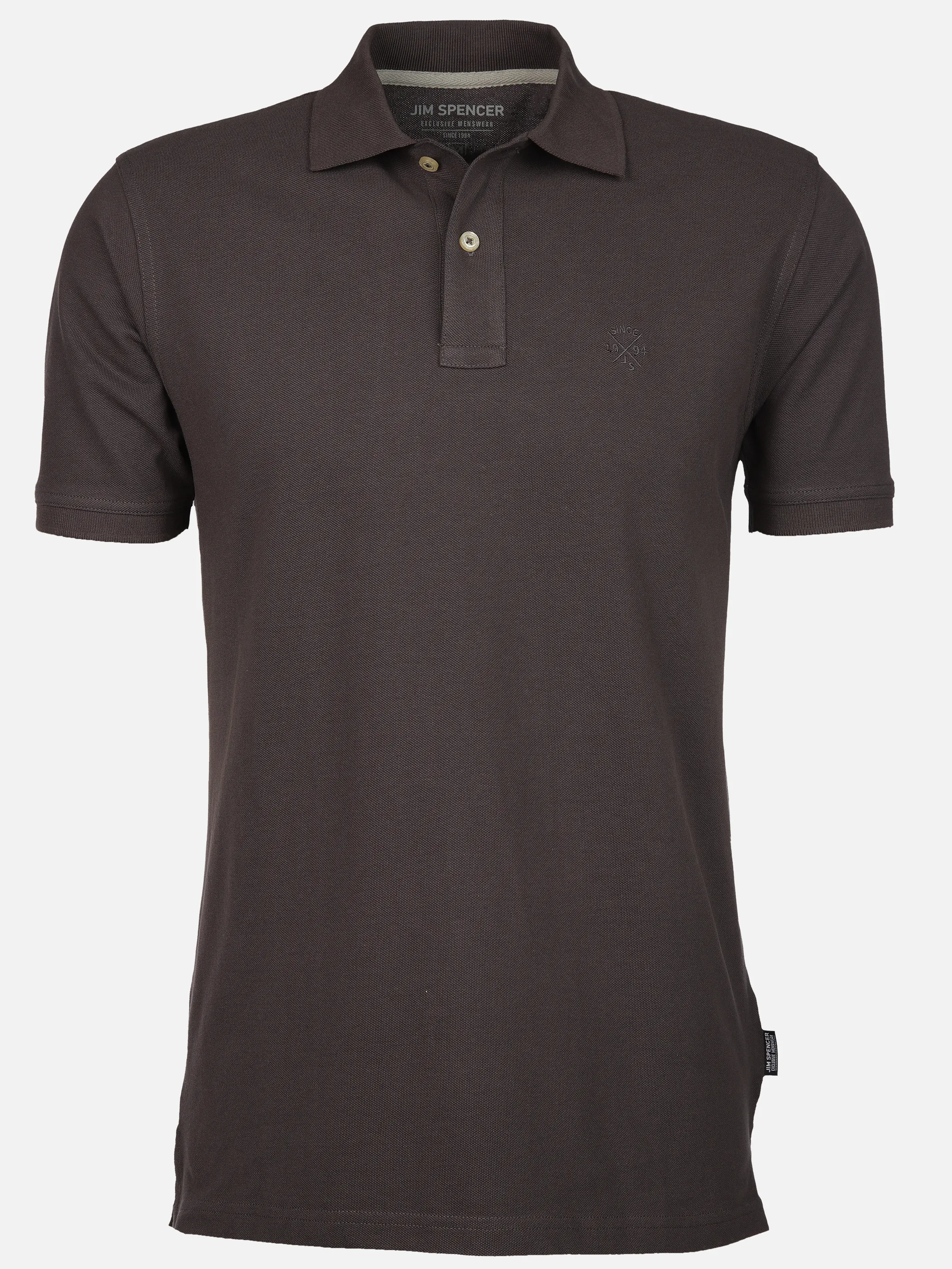 Jim Spencer He. Poloshirt 1/2 Arm uni basic Grau 890322 AN 1