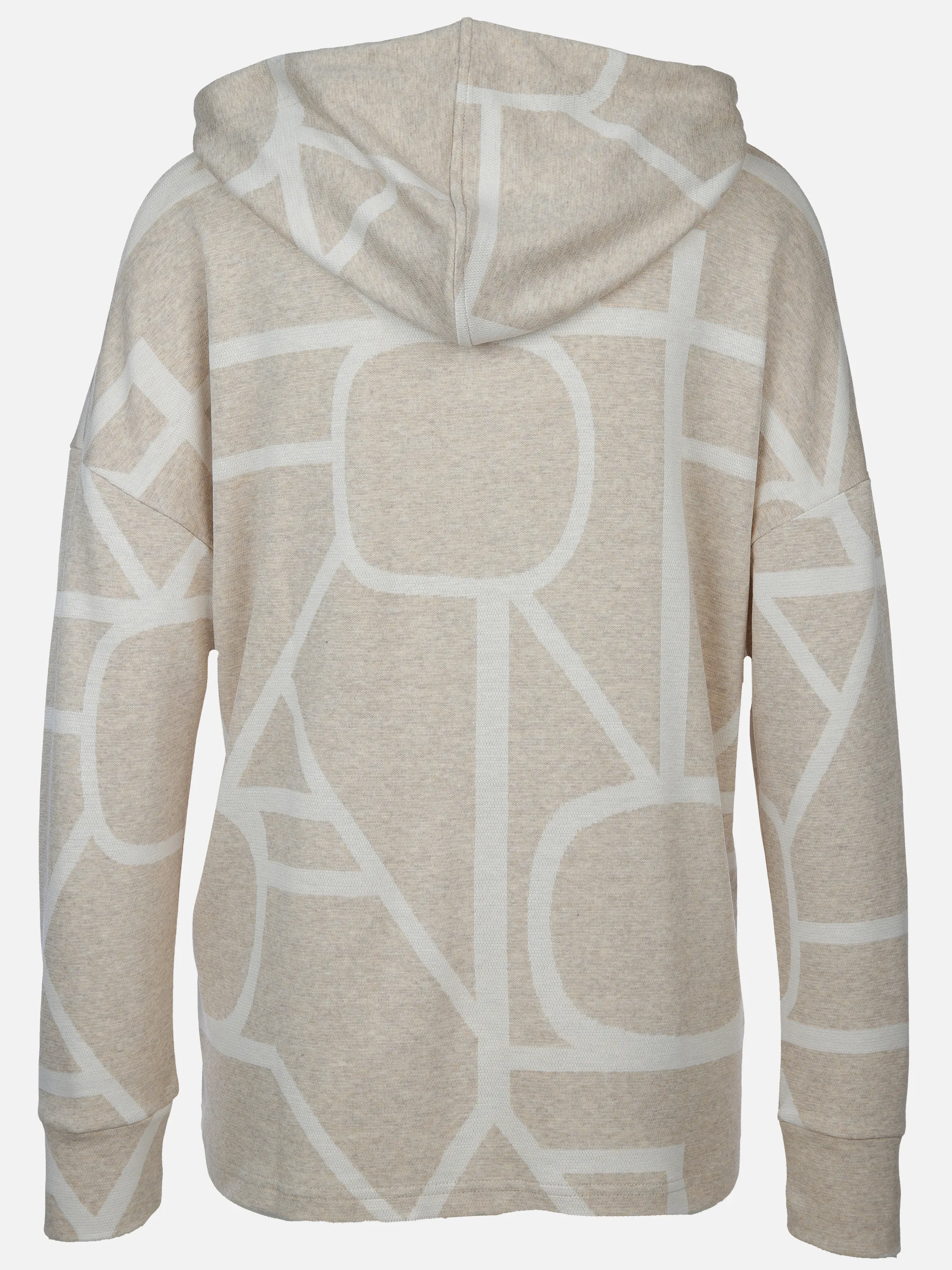 Lisa Tossa Da-Jacquard-Hoodie Beige 905498 BEIGE MEL 2