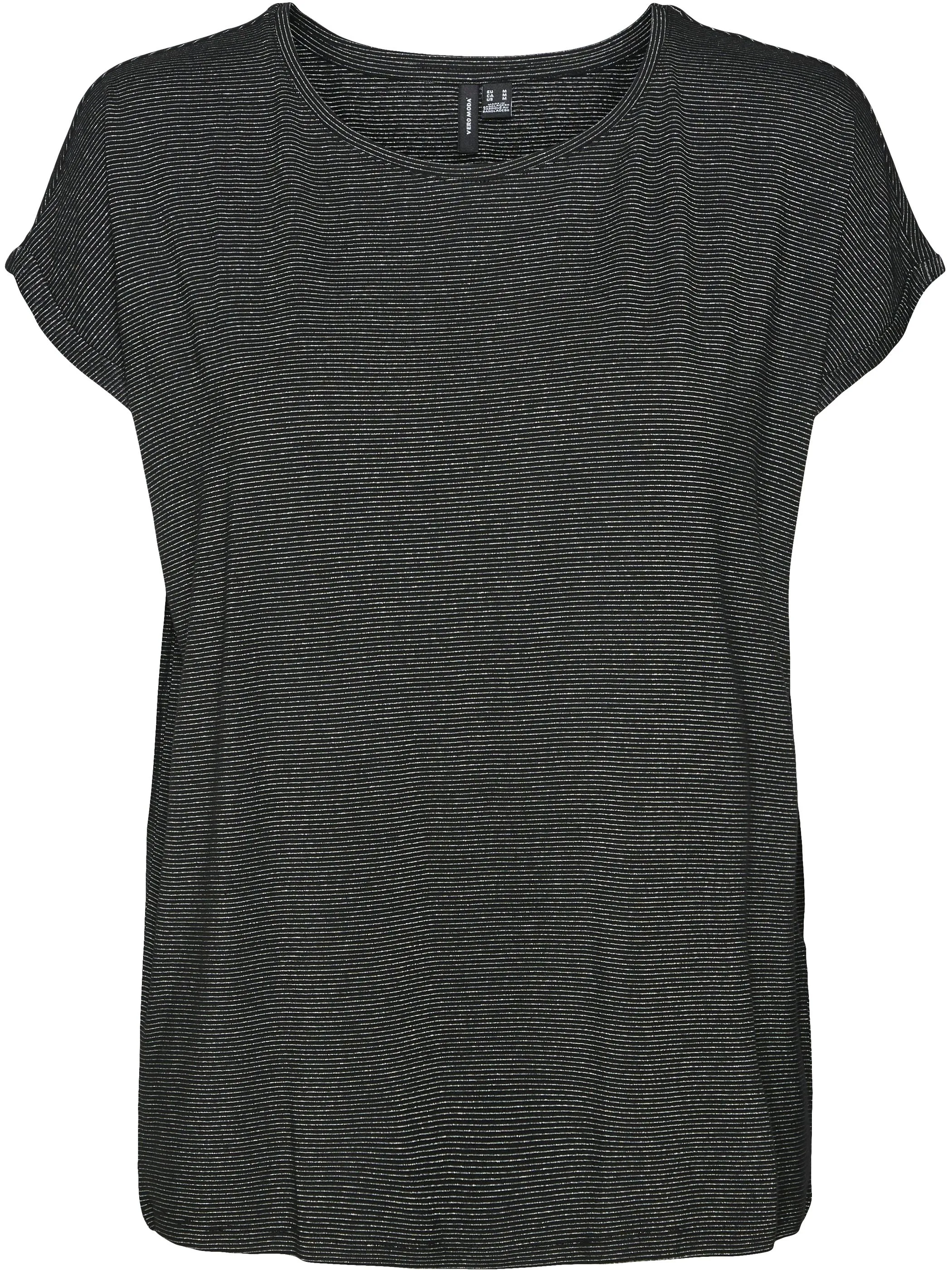 Vero Moda 10250488 VMLAVA PLAIN SS TOP L Schwarz 852566 177868002 1