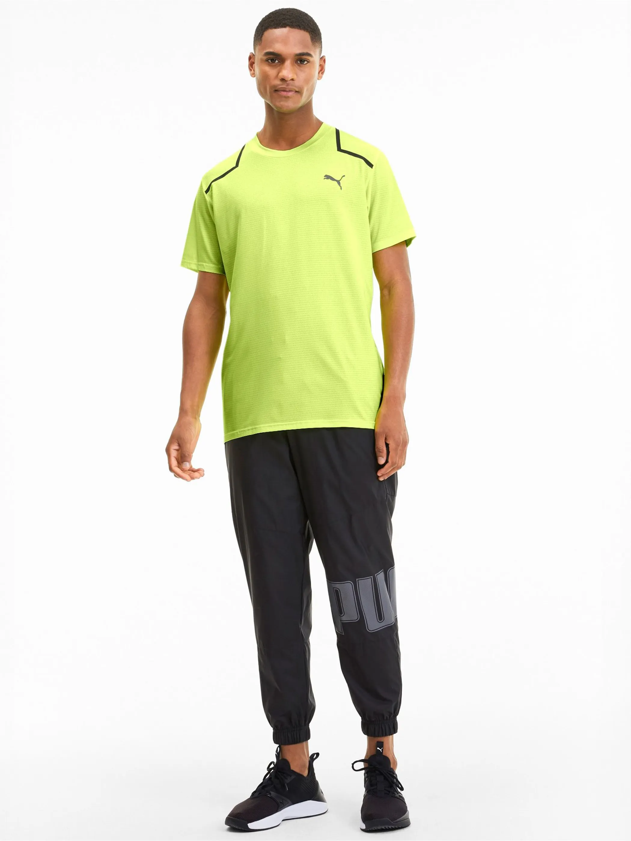 Puma He-Sport-Shirt Power BND Gelb 826998 03 5