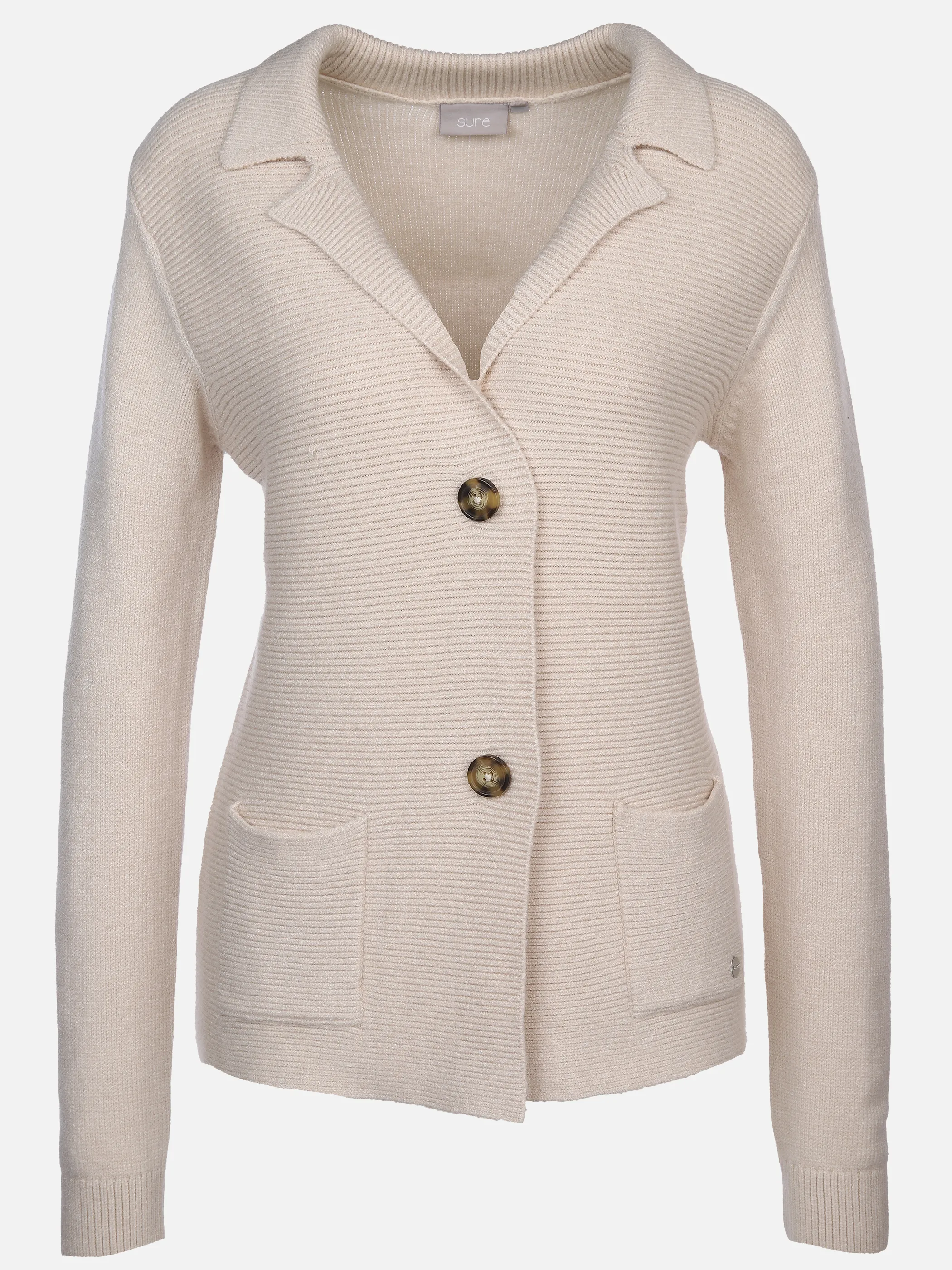 Sure Da-Strickblazer Beige 896757 BEIGE 1