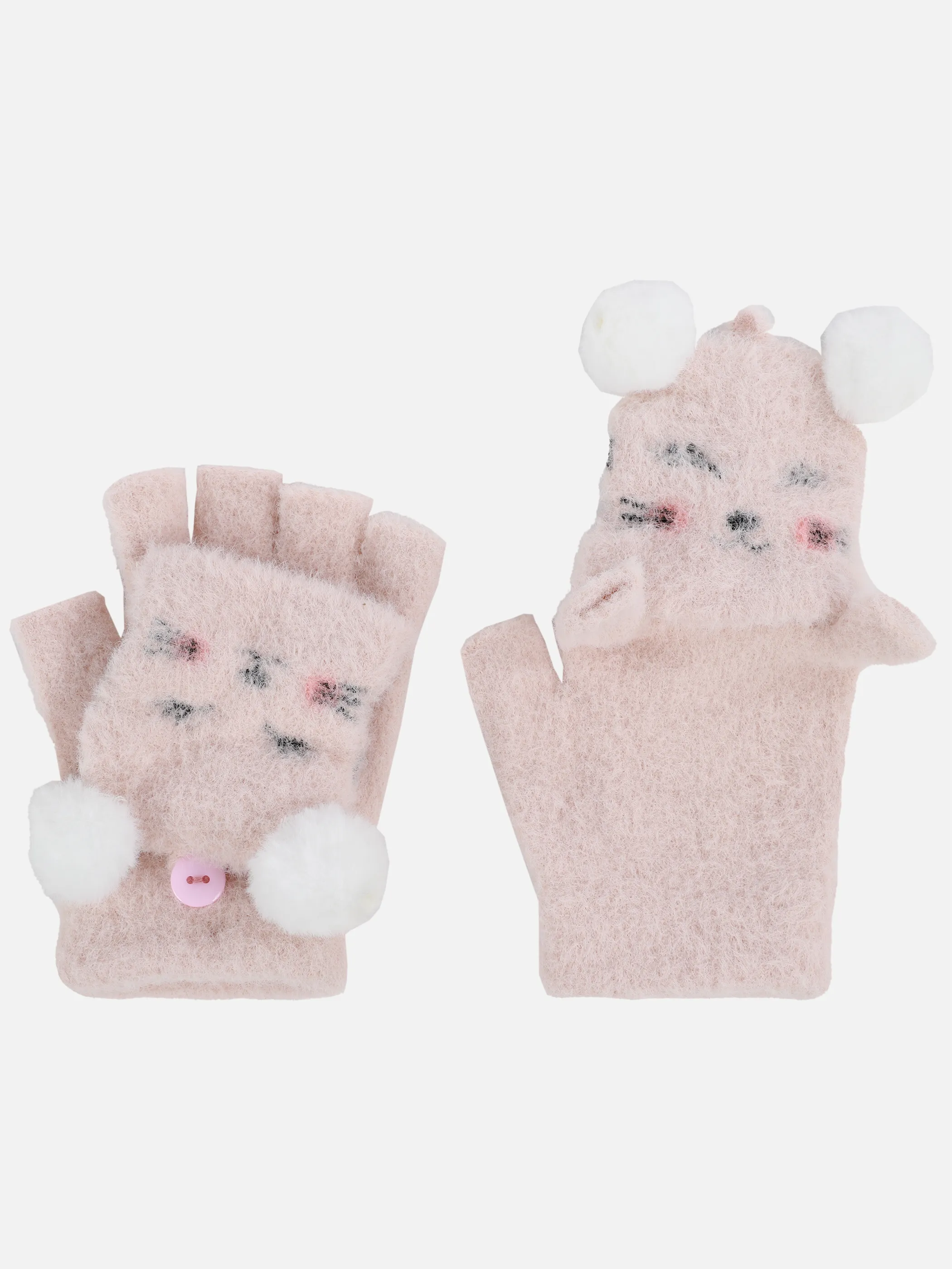 Stop + Go Ki-Mä flauschige Handschuhe Rosa 899551 ROSE 3