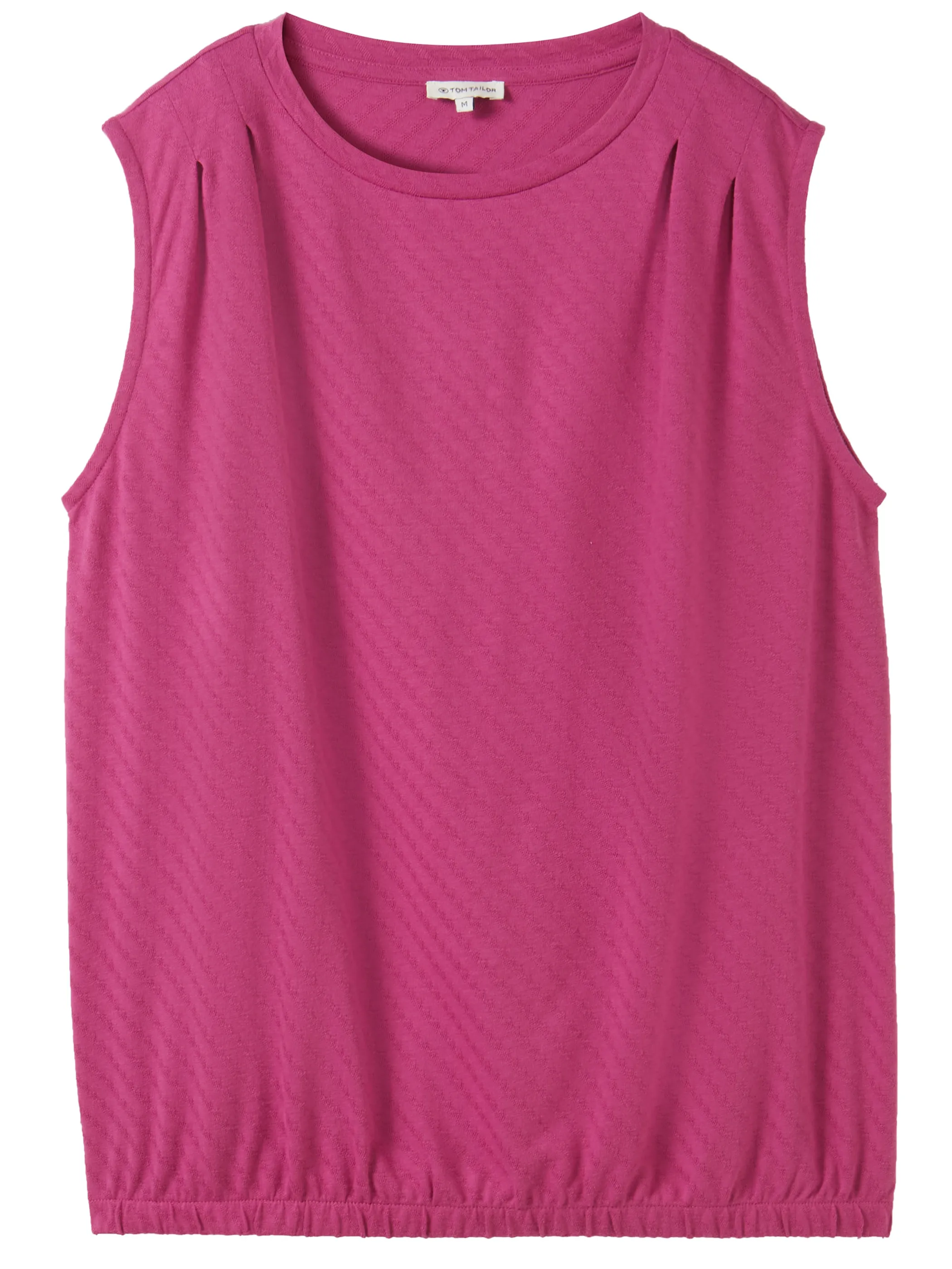 Tom Tailor 1041576 T-shirt top structured Pink 895791 35275 1