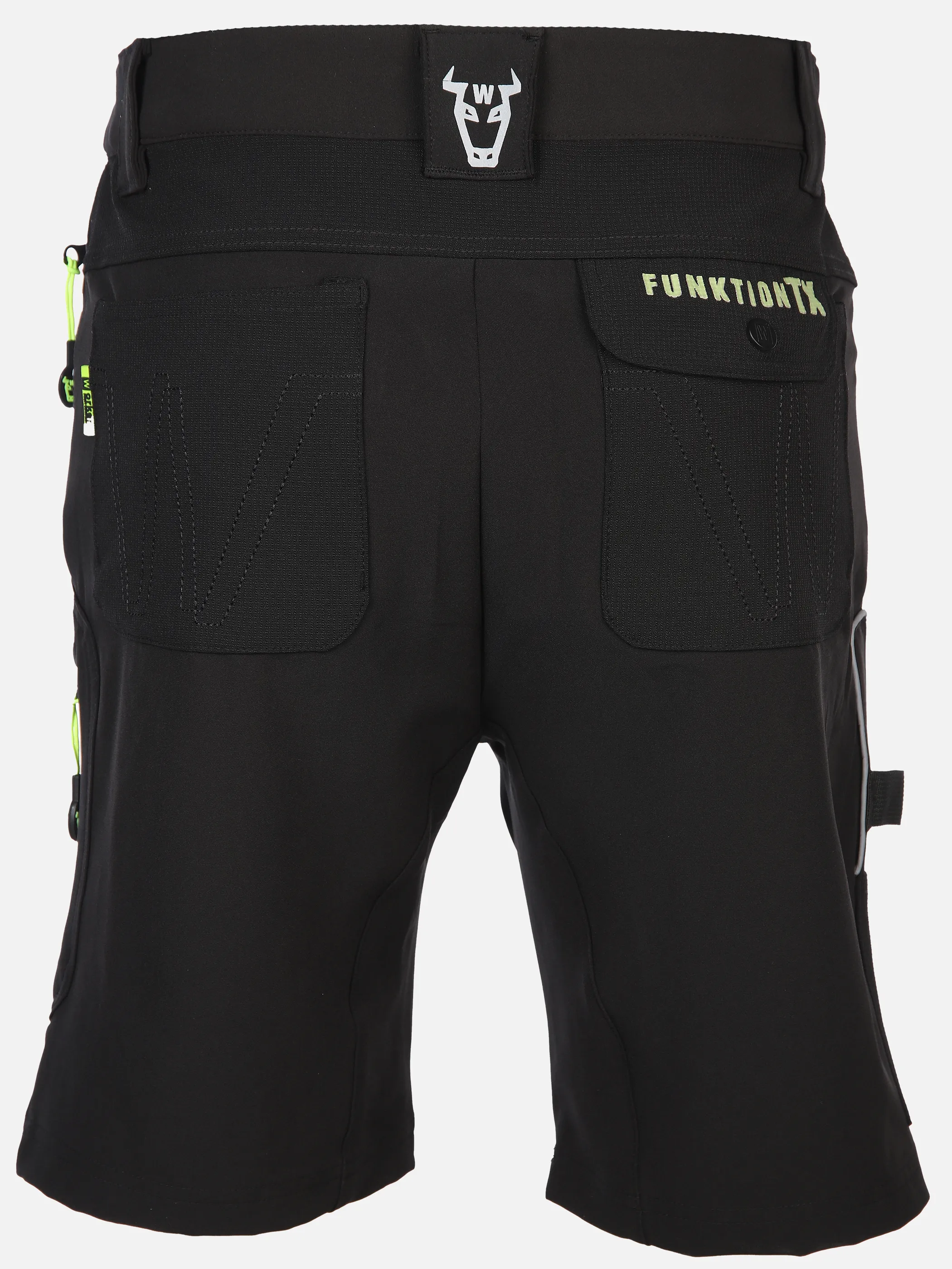 Worker He. Arbeitsshort Stretch Schwarz 895096 BLACK 2