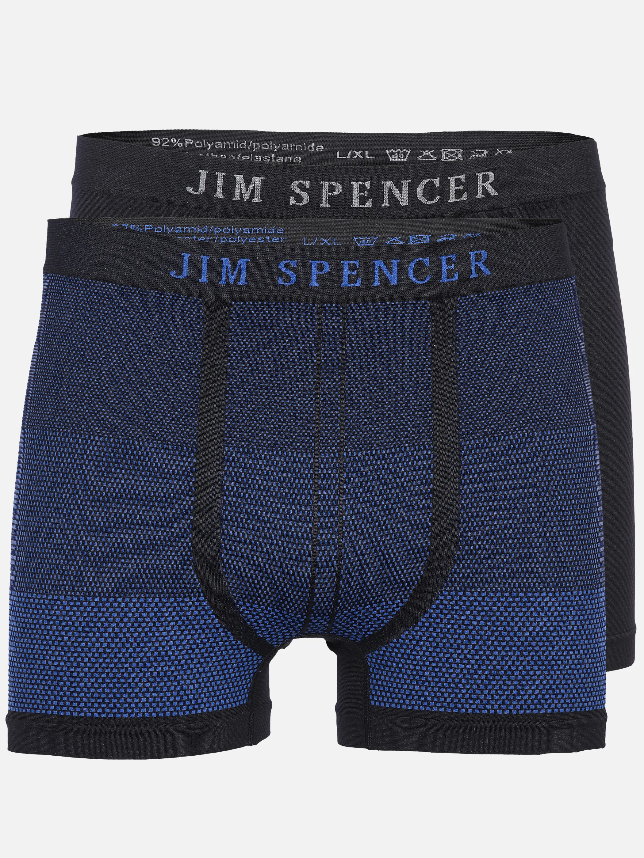 Jim Spencer He. Seamless Retro gemustert 2 Blau 897815 NAVY 1