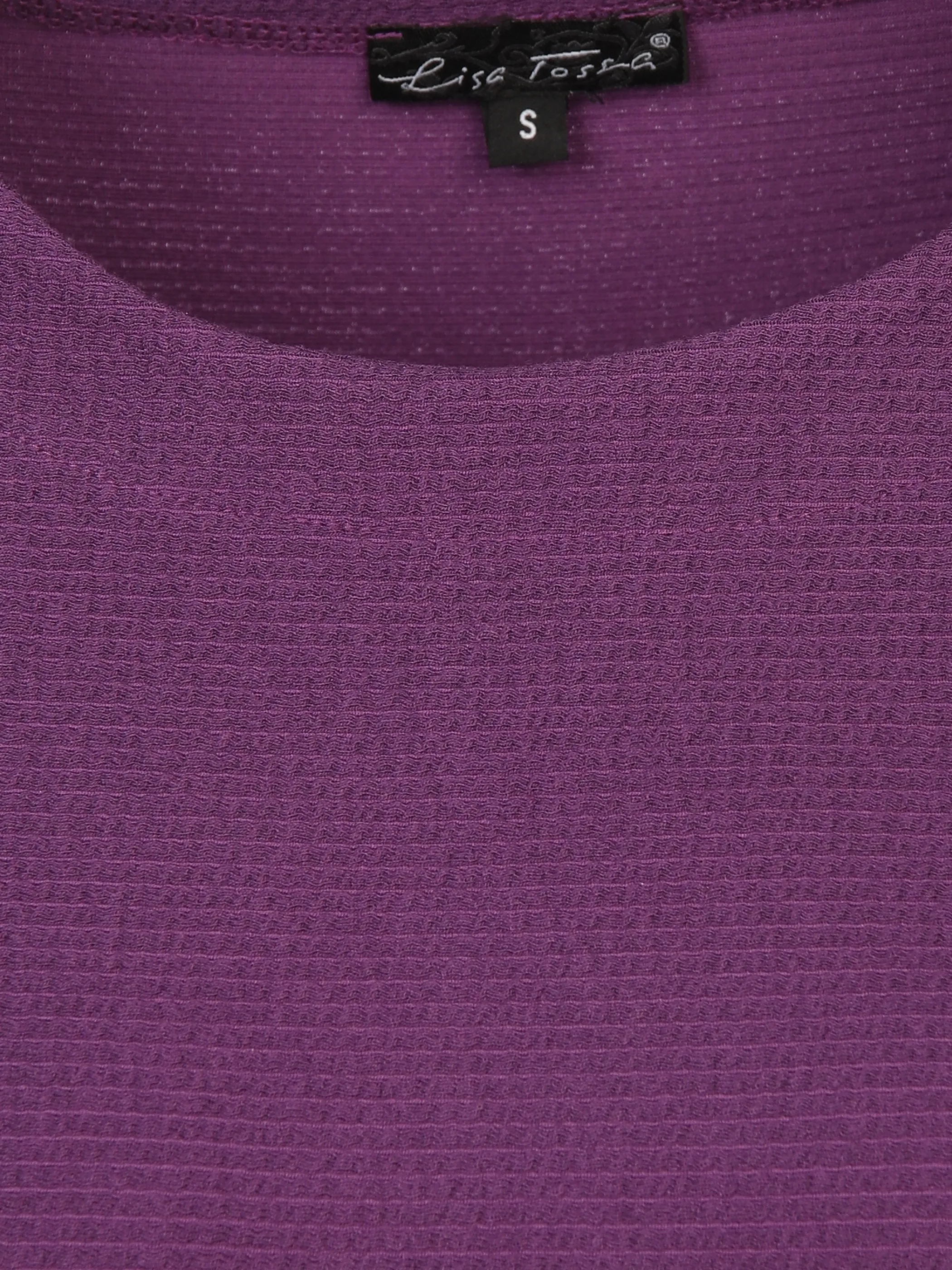 Lisa Tossa Da-Jacquard-Sweatshirt Lila 897545 PLUM 3