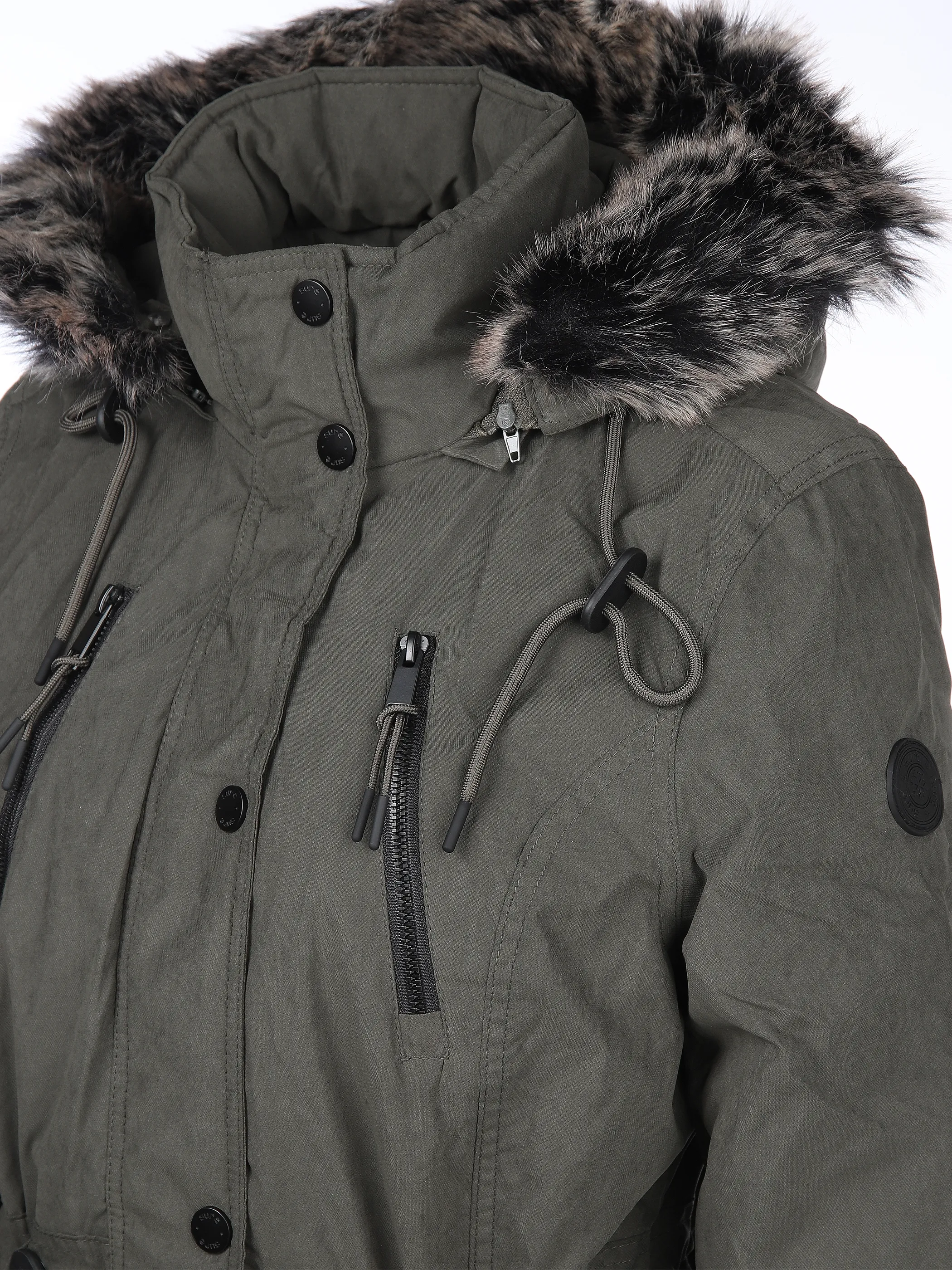 Sure Da-Parka m. Kunstpelz Oliv 897573 OLIVE 4