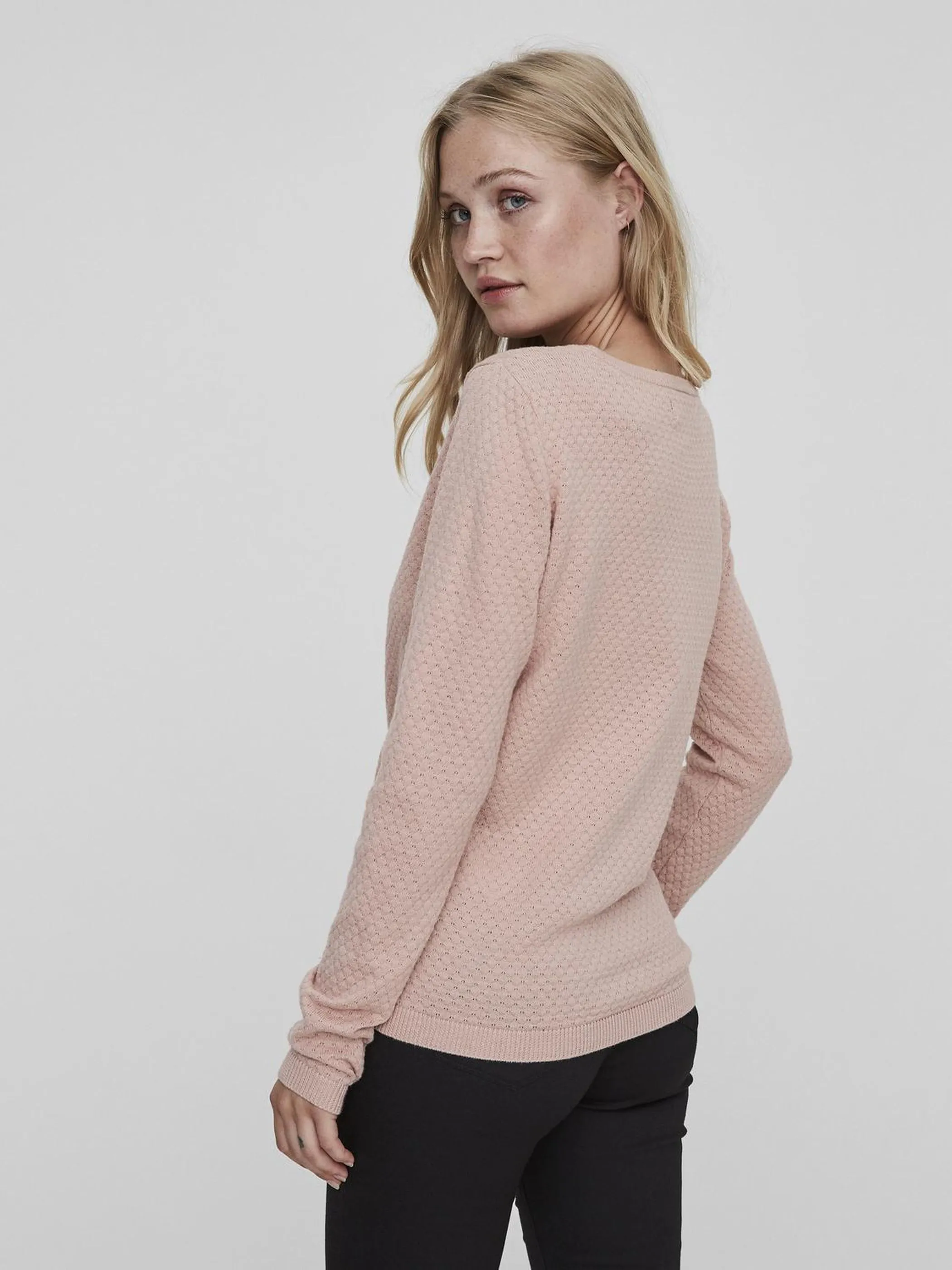 Vero Moda 10136644 VMCARE STRUCTURE LS O Rosa 714739 206790 4