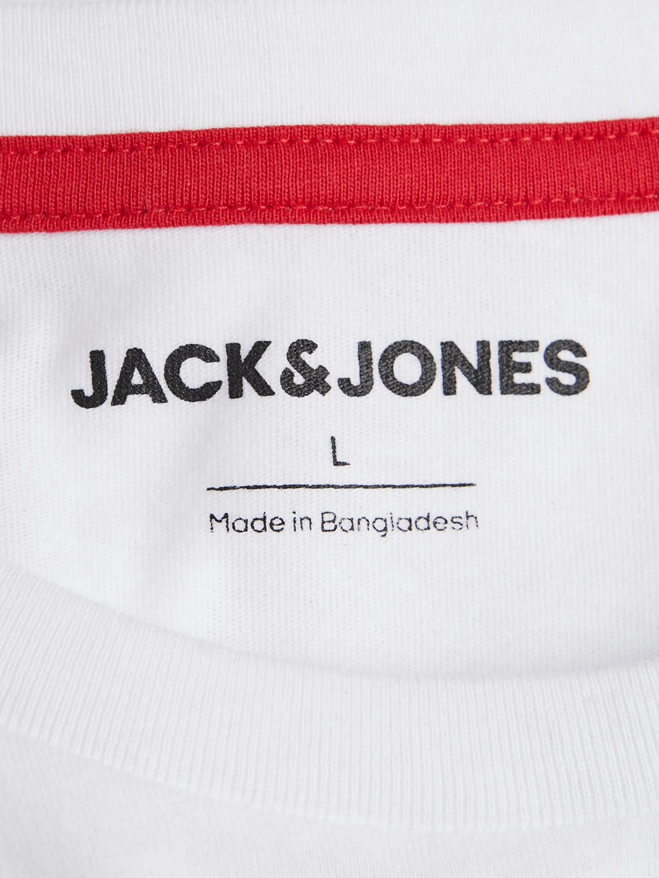 Jack Jones 12248624 JJLOOF TEE SS CREW NE Weiß 888521 178074 2