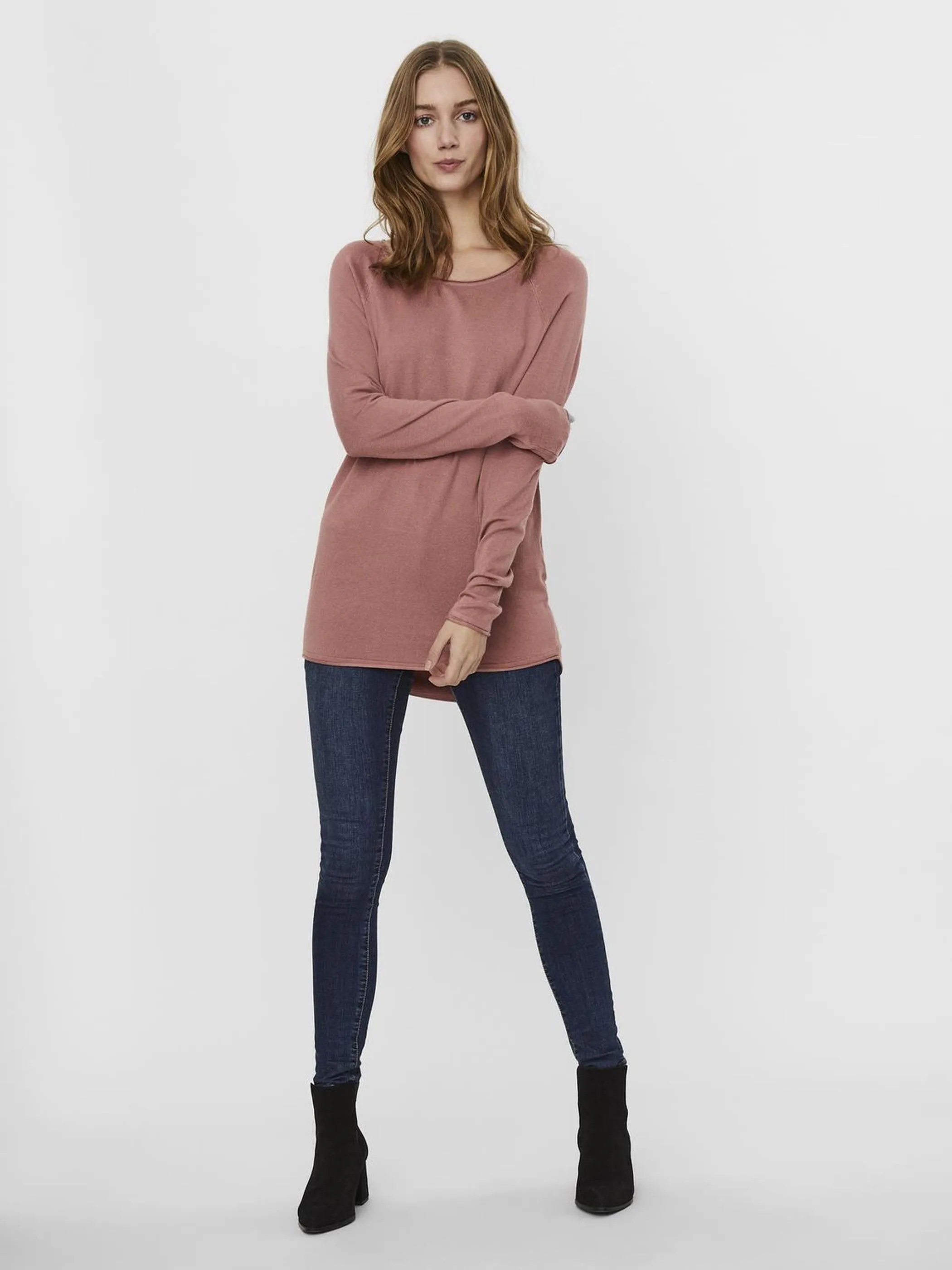 Vero Moda 10220902 VMNELLIE GLORY LS LON Rosa 846453 217630 4