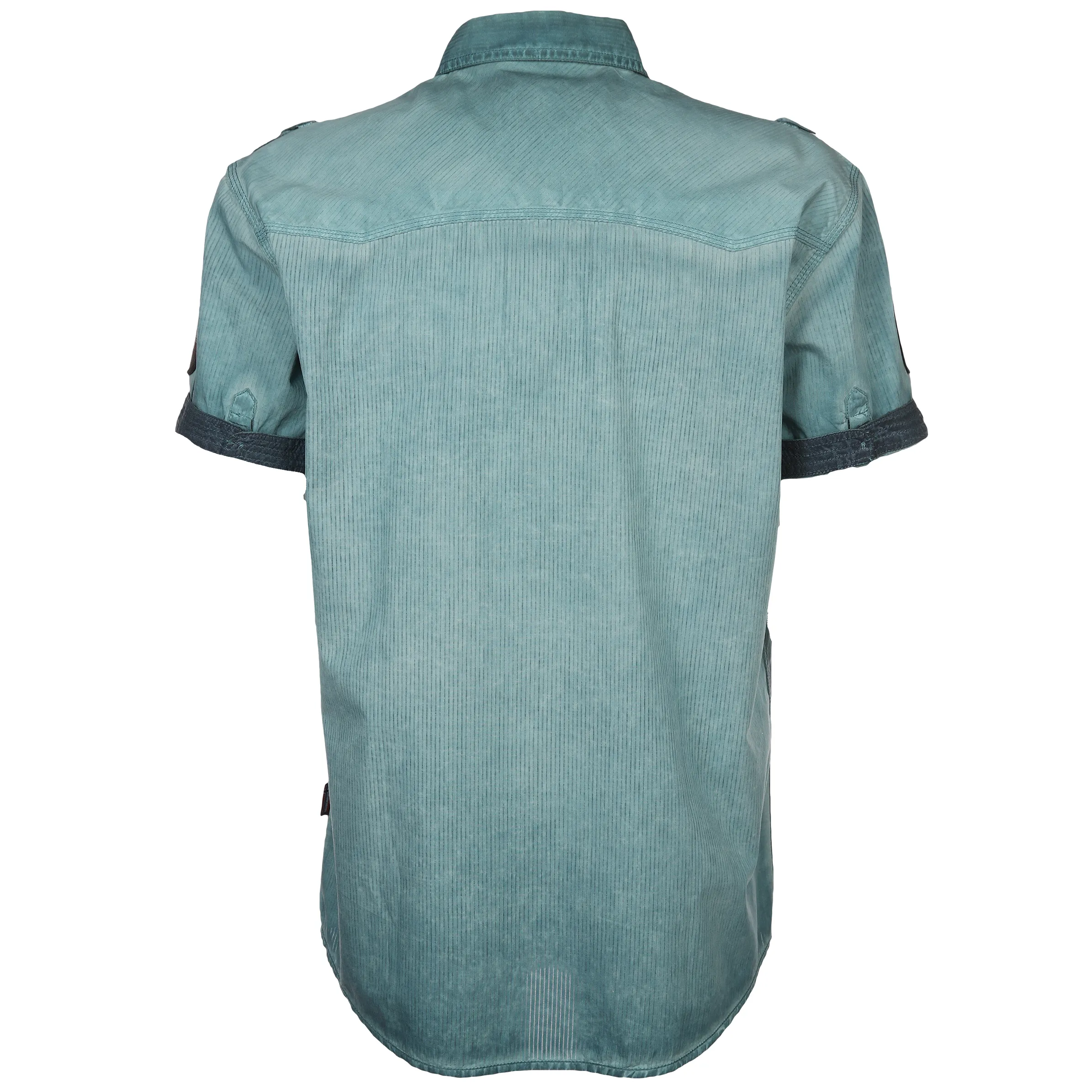 Southern Territory He. Freizeithemd 1/2 Arm oilwash Blau 873088 AQUA 2