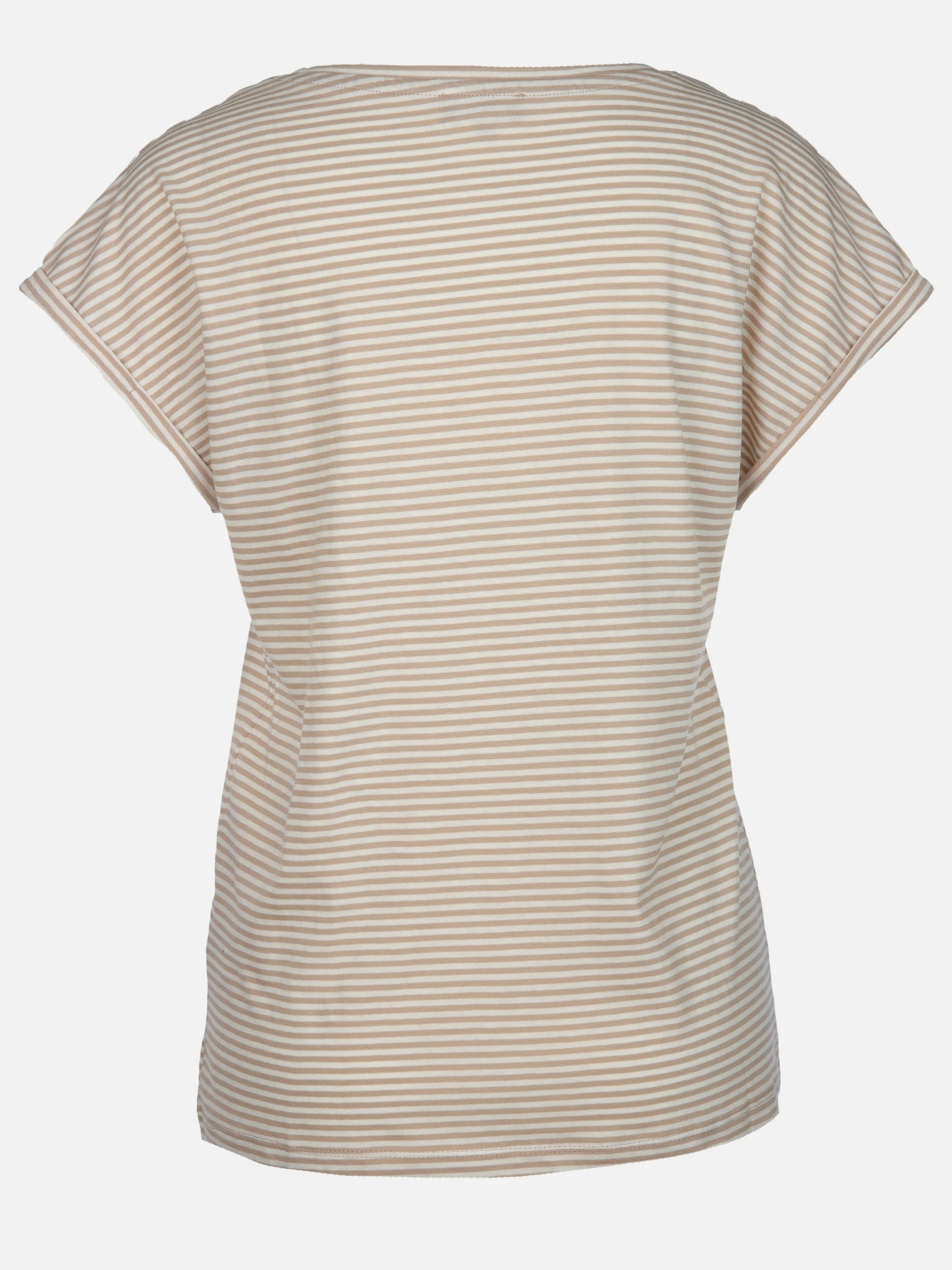 Sure Da-T-Shirt gestreift Beige 907080 BEIGE 2