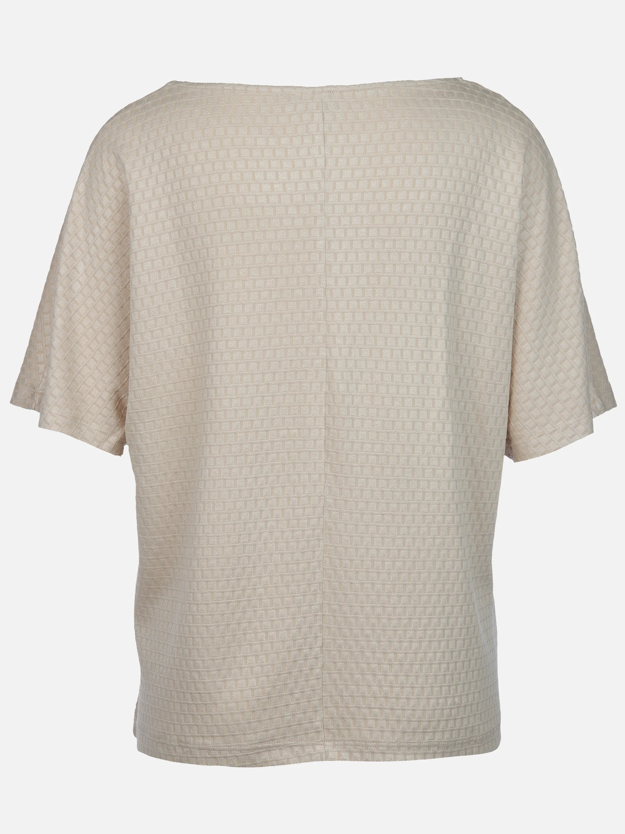 Sure Da-Struktur-Jacquard-Shirt Beige 906571 FRENCH 2