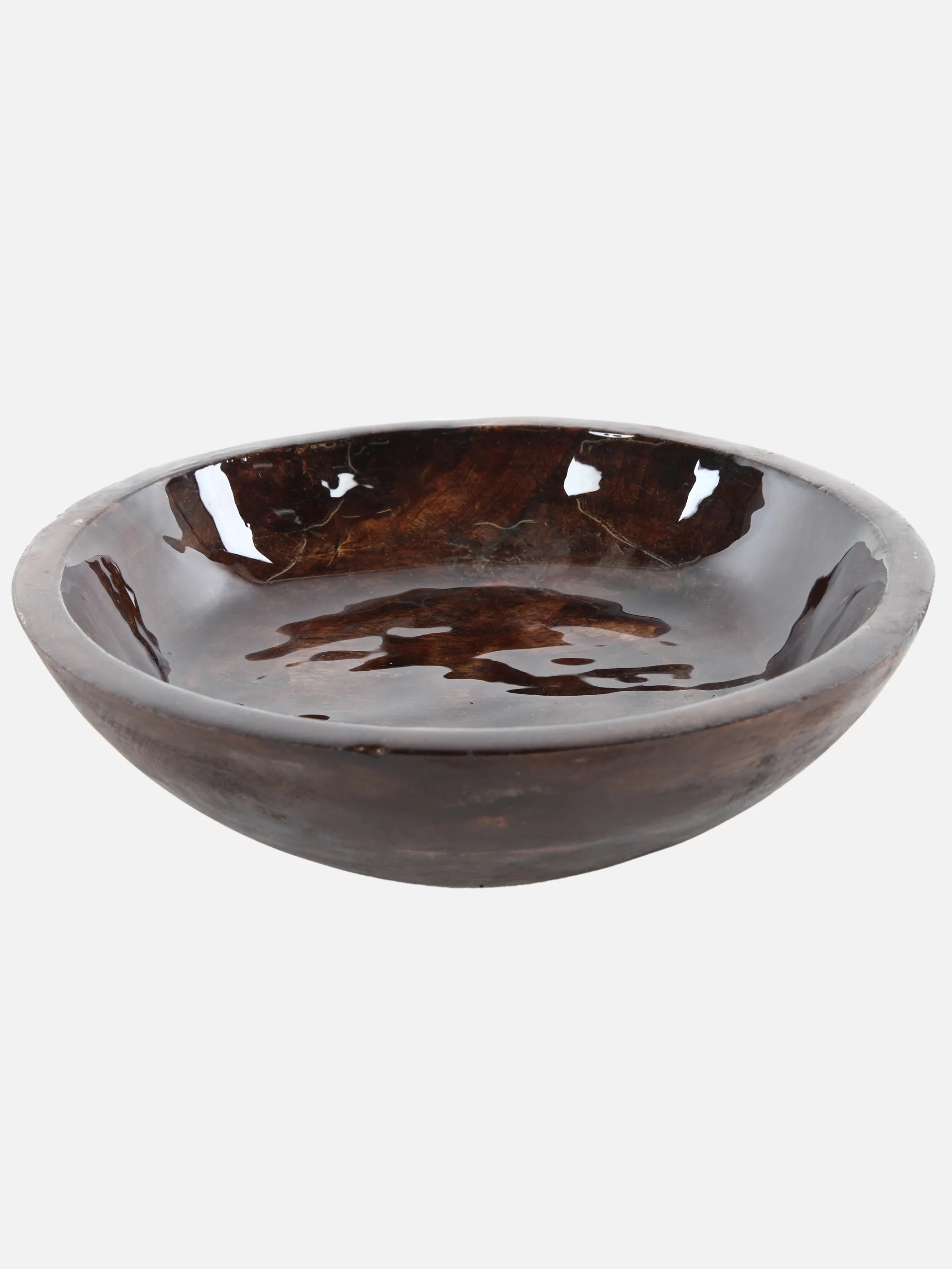 Deko Artikel Bowl aus Mangoholz 23,5x23,5x7 Braun 900352 BRAUN 1