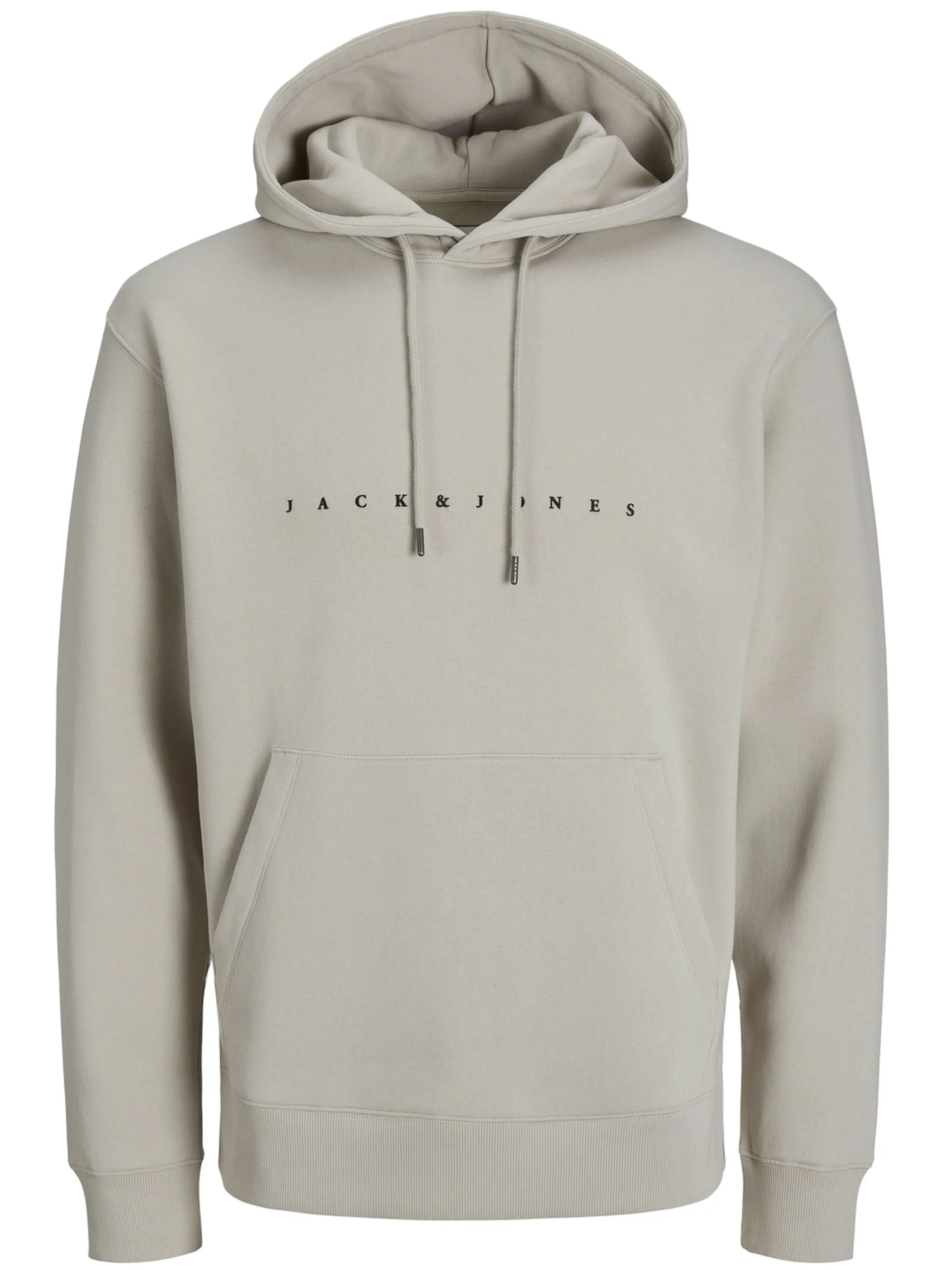 Jack Jones 12233972 JJESTAR JJ SWEAT HOOD Beige 878876 176631 1