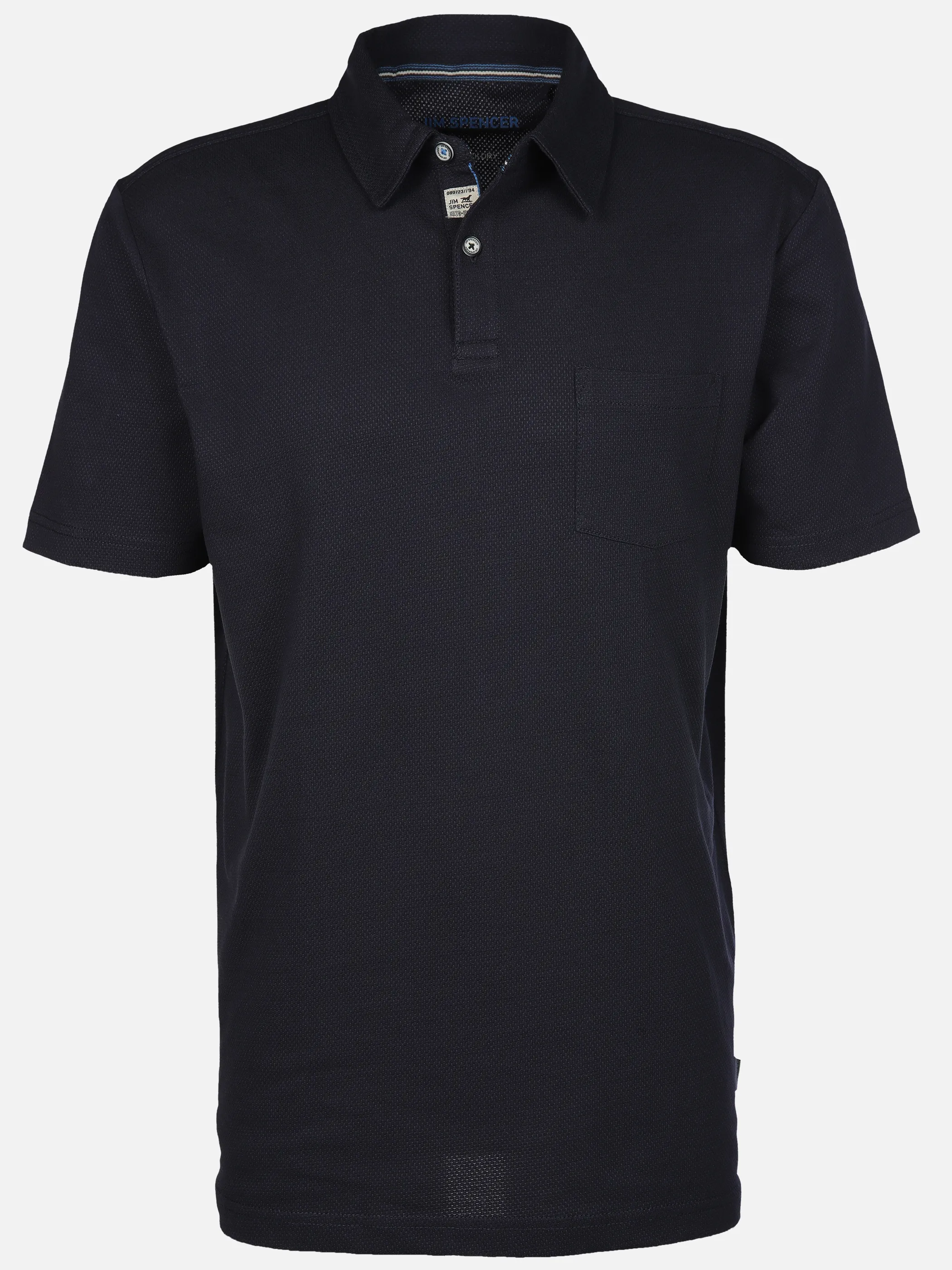 Jim Spencer He. Poloshirt 1/2 Arm waffle Blau 906743 NAVY 1