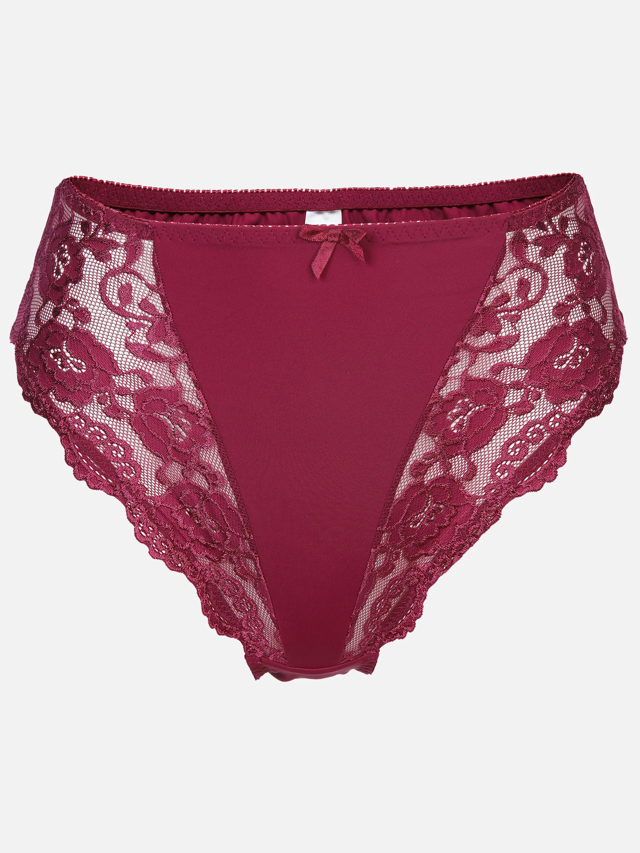 Sonja Blank Da Mieder Slip mit Spitze Pink 897814 BERRY 1