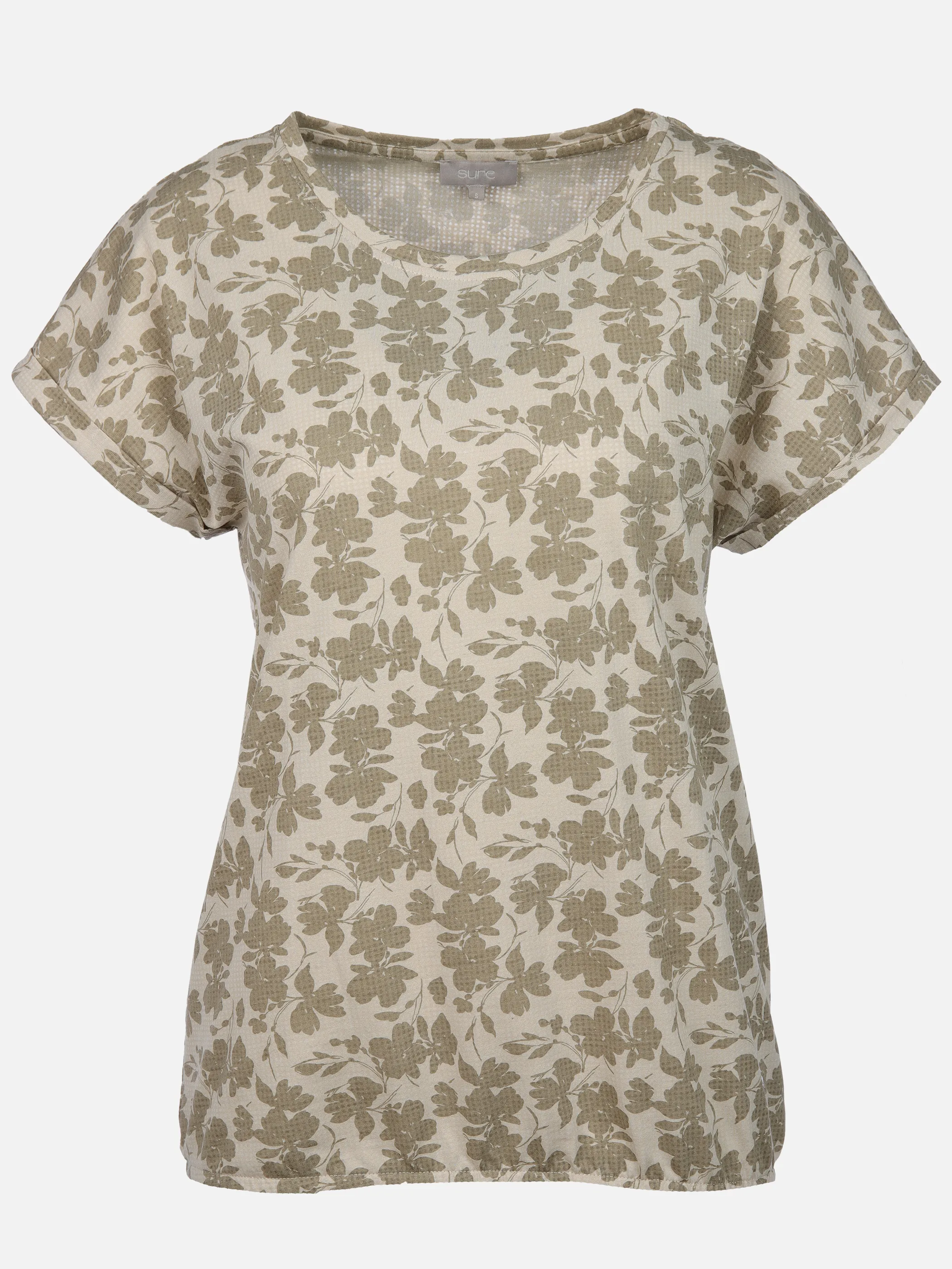 Sure Da-T-Shirt m. Druck Beige 889929 BEIGE 1