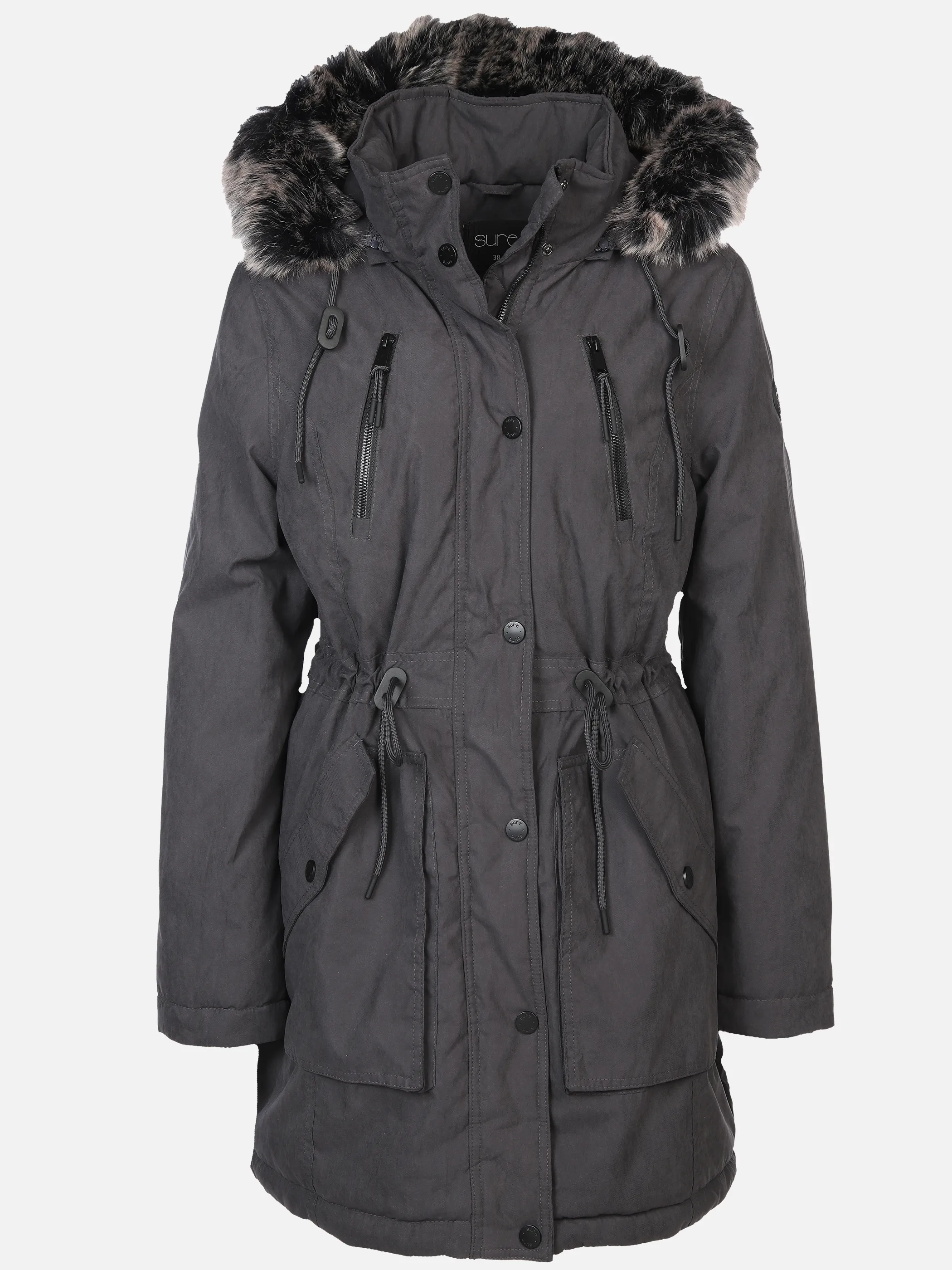 Sure Da-Parka m. Kunstpelz Grau 897573 ANTHRACITE 1