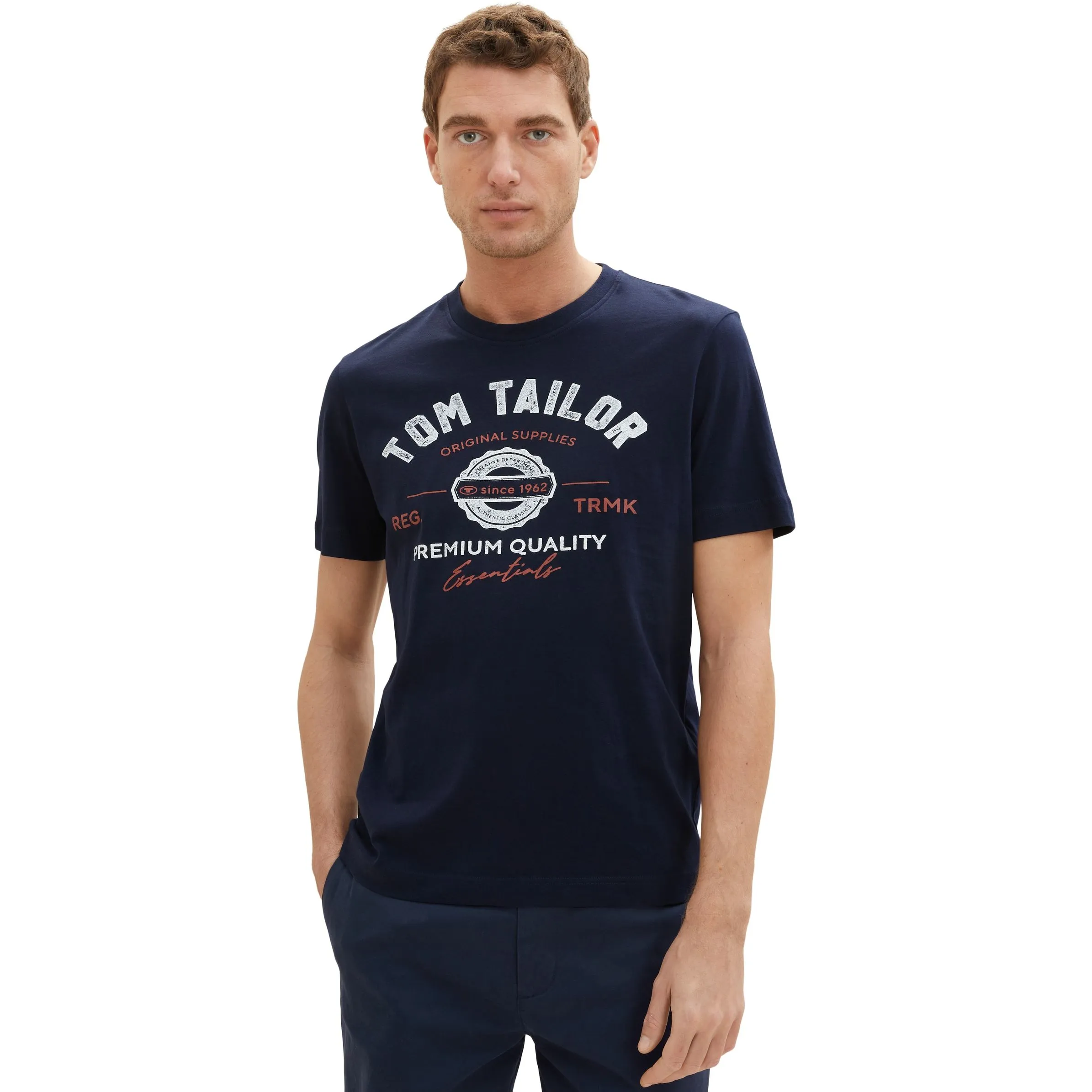 Tom Tailor 1037735 NOS logo tee Blau 884276 10668 4