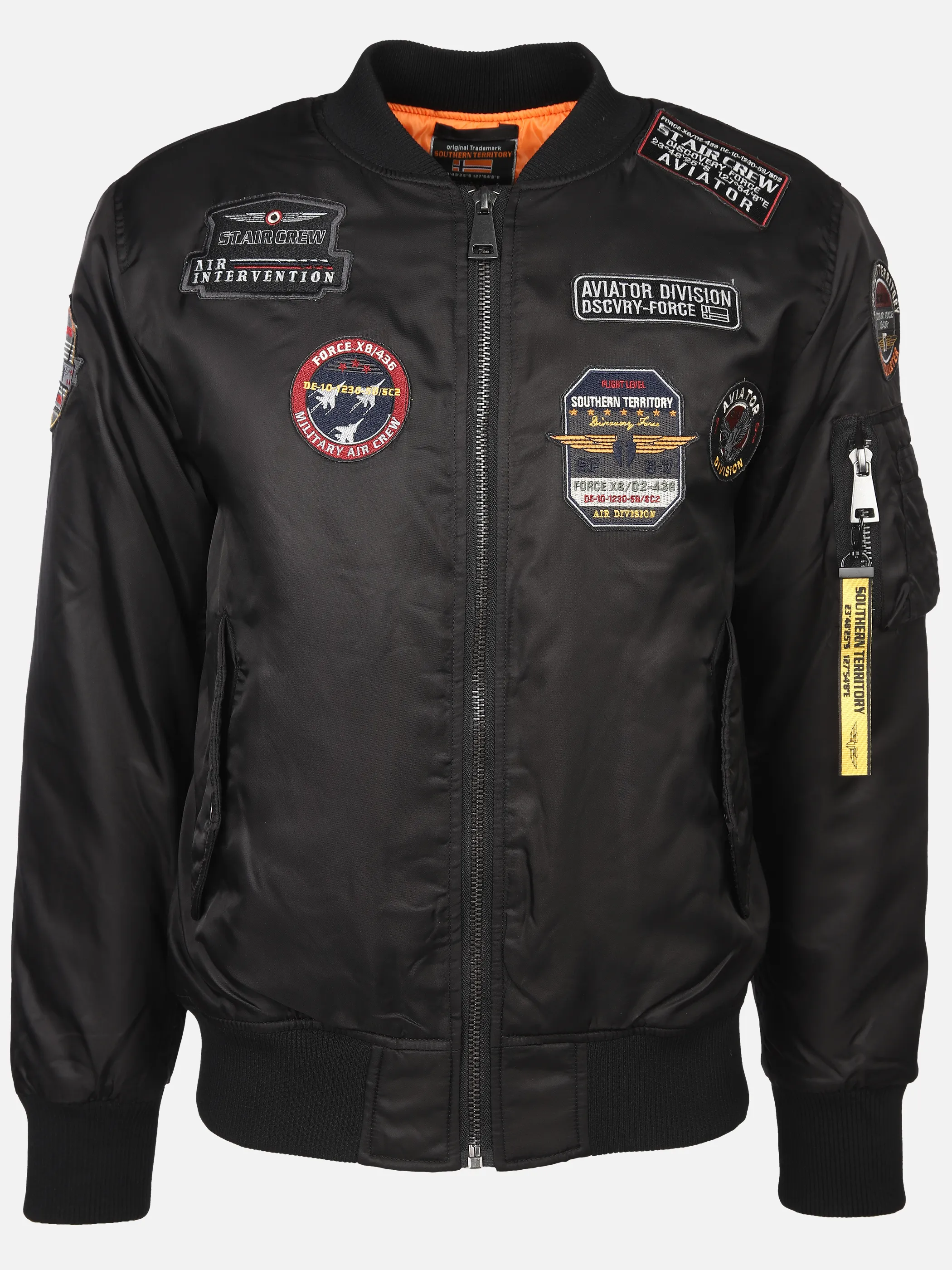 Southern Territory He. Bomberblouson Batches Schwarz 898401 SCHWARZ 1