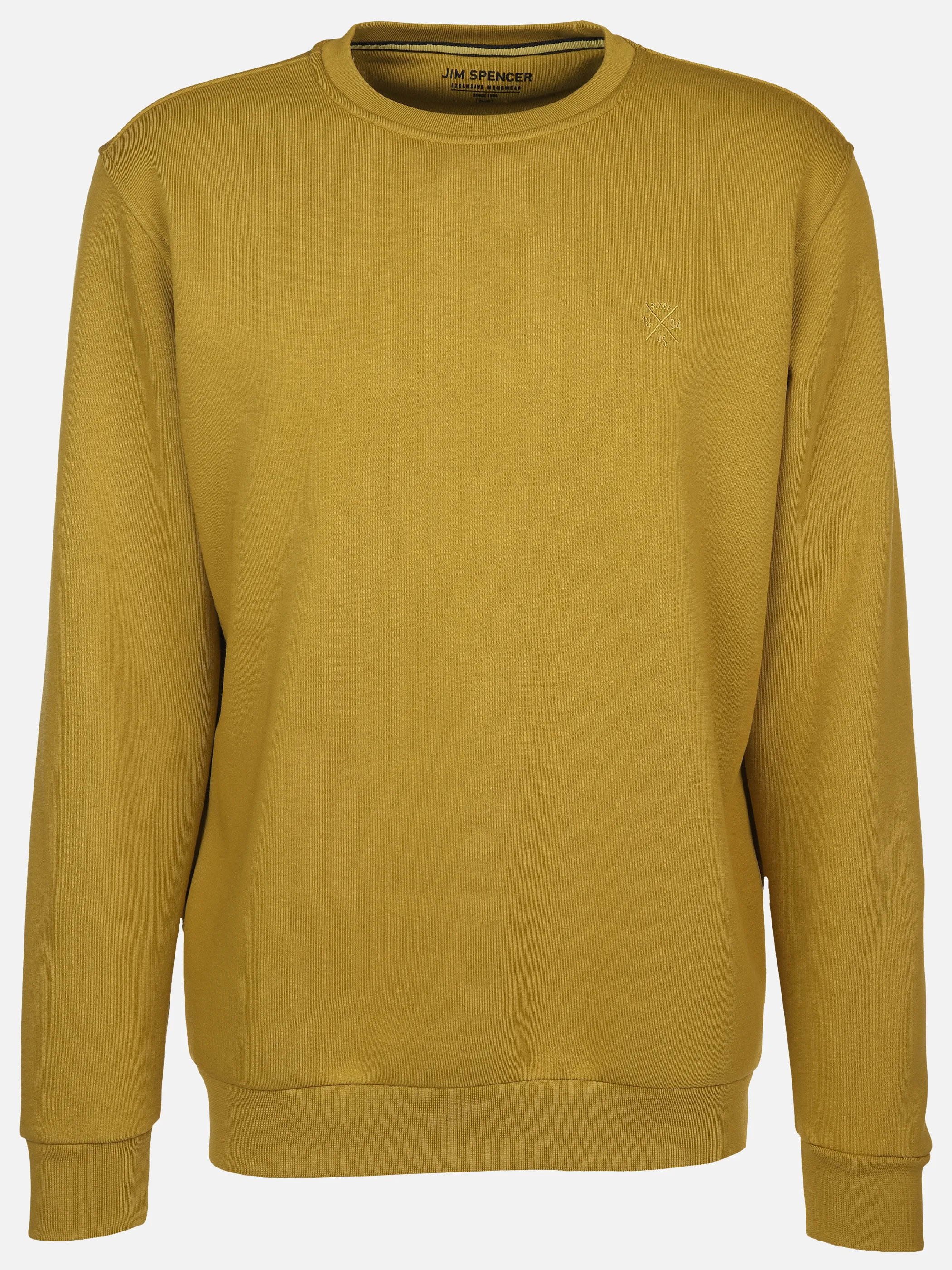 Jim Spencer He. Sweatshirt uni basic Gelb 887816 LEMON 1