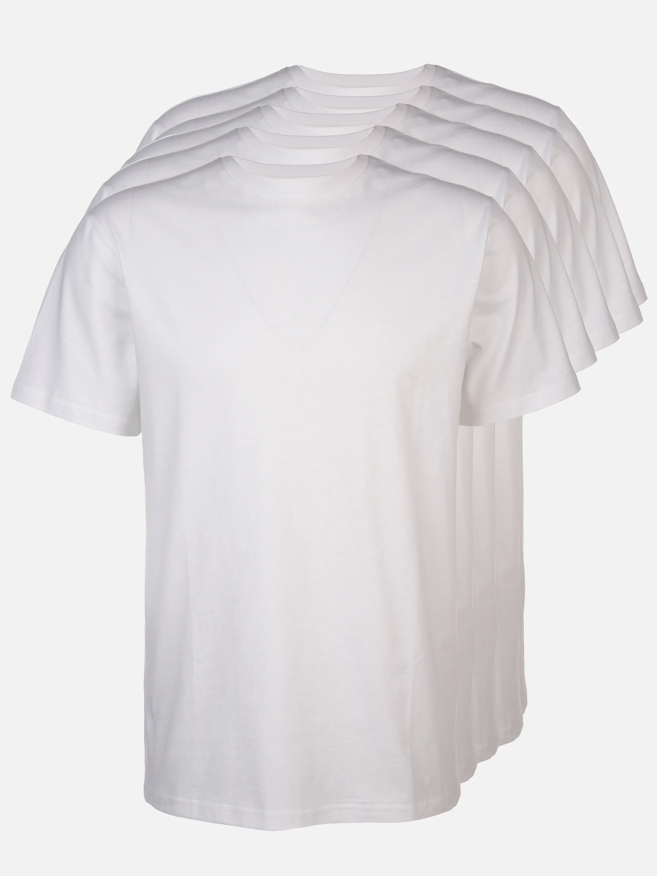 Worker He. T-Shirt 1/2 Arm 5er Pack RH Weiß 894407 WHITE 1