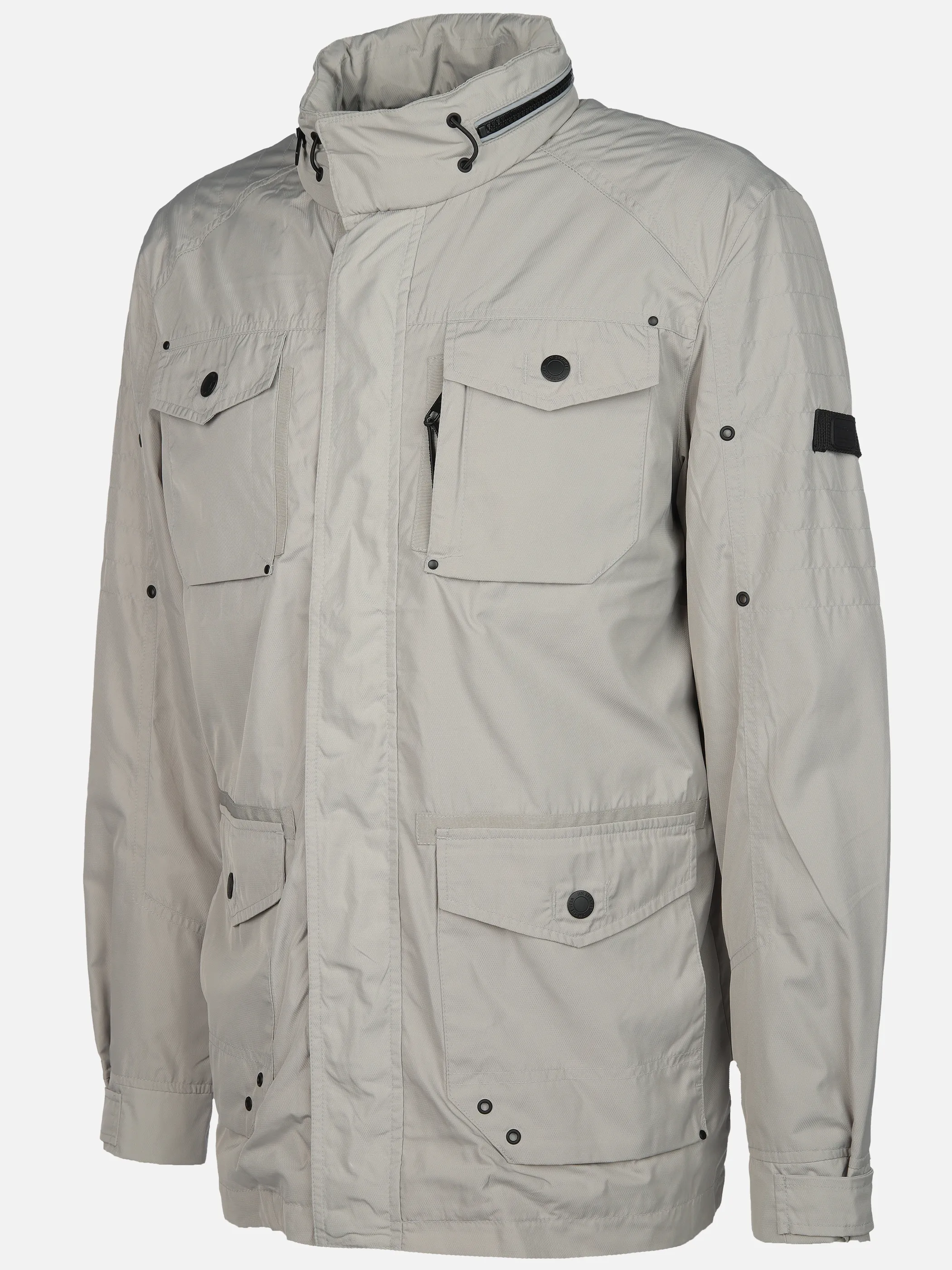 Jim Spencer He. Fieldjacke Cargo refelctive Grau 903536 STONE 3