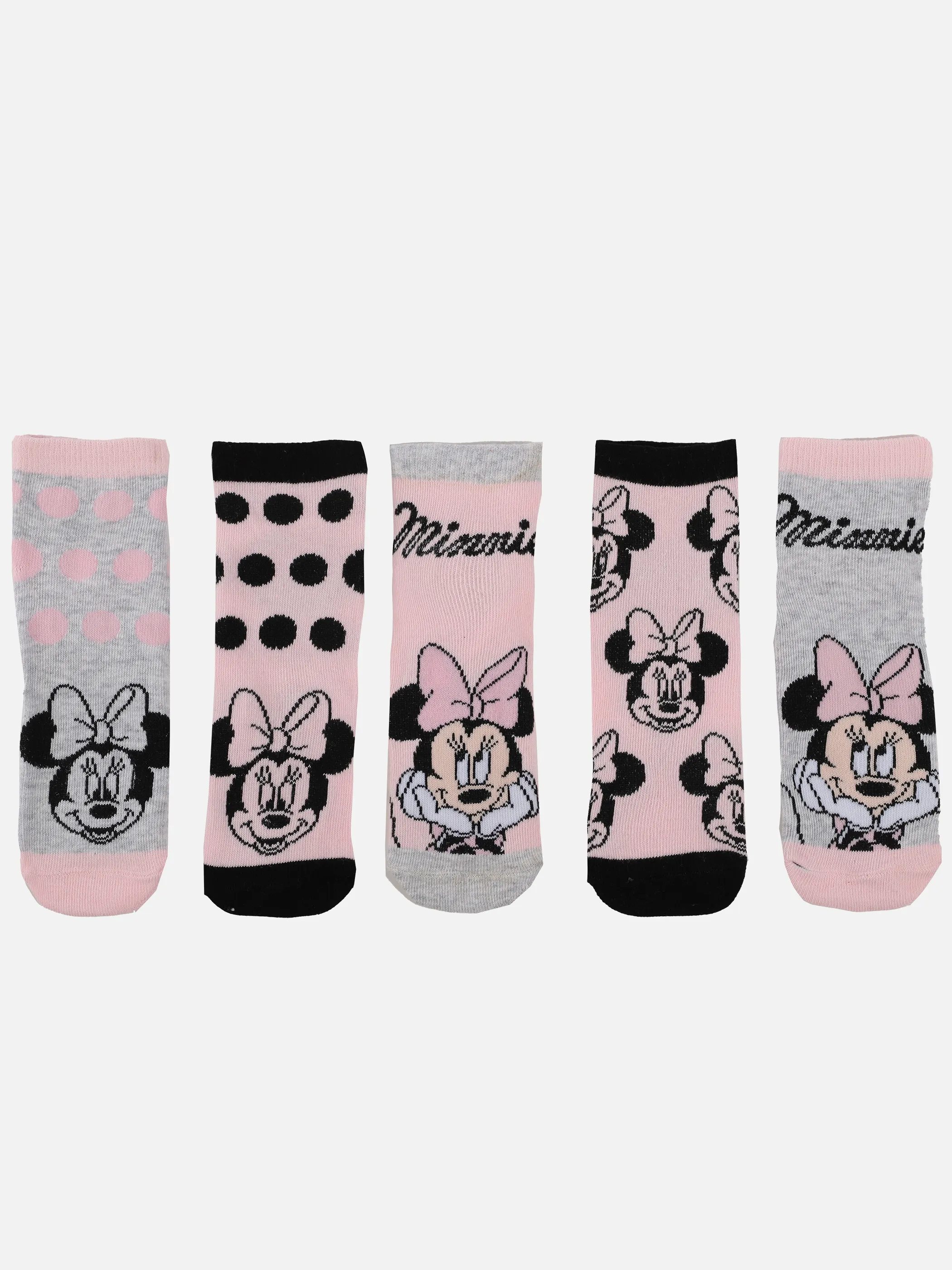 Minnie Mouse KM Sneaker Socken 5er Bunt 903214 BUNT 2