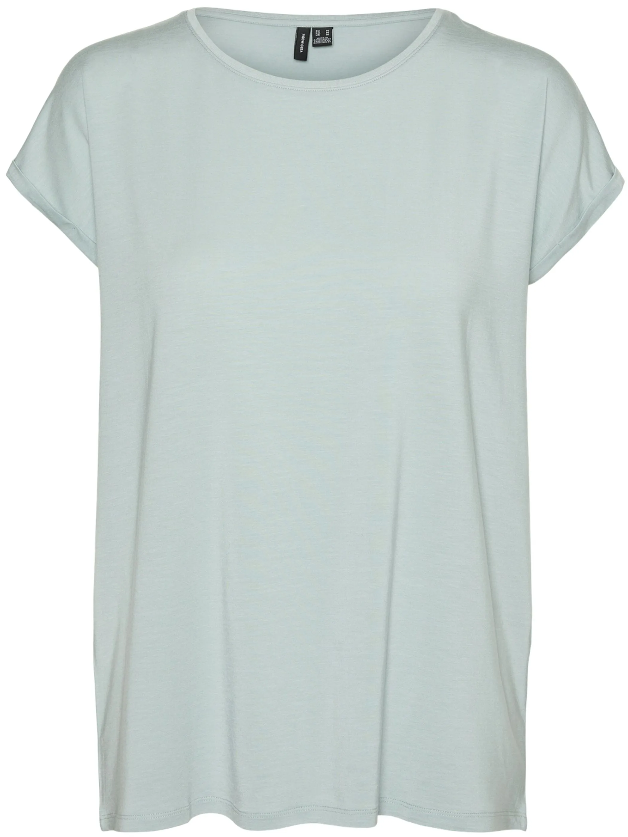 Vero Moda 10284468 VMAVA PLAIN SS TOP GA Blau 873829 294075 1