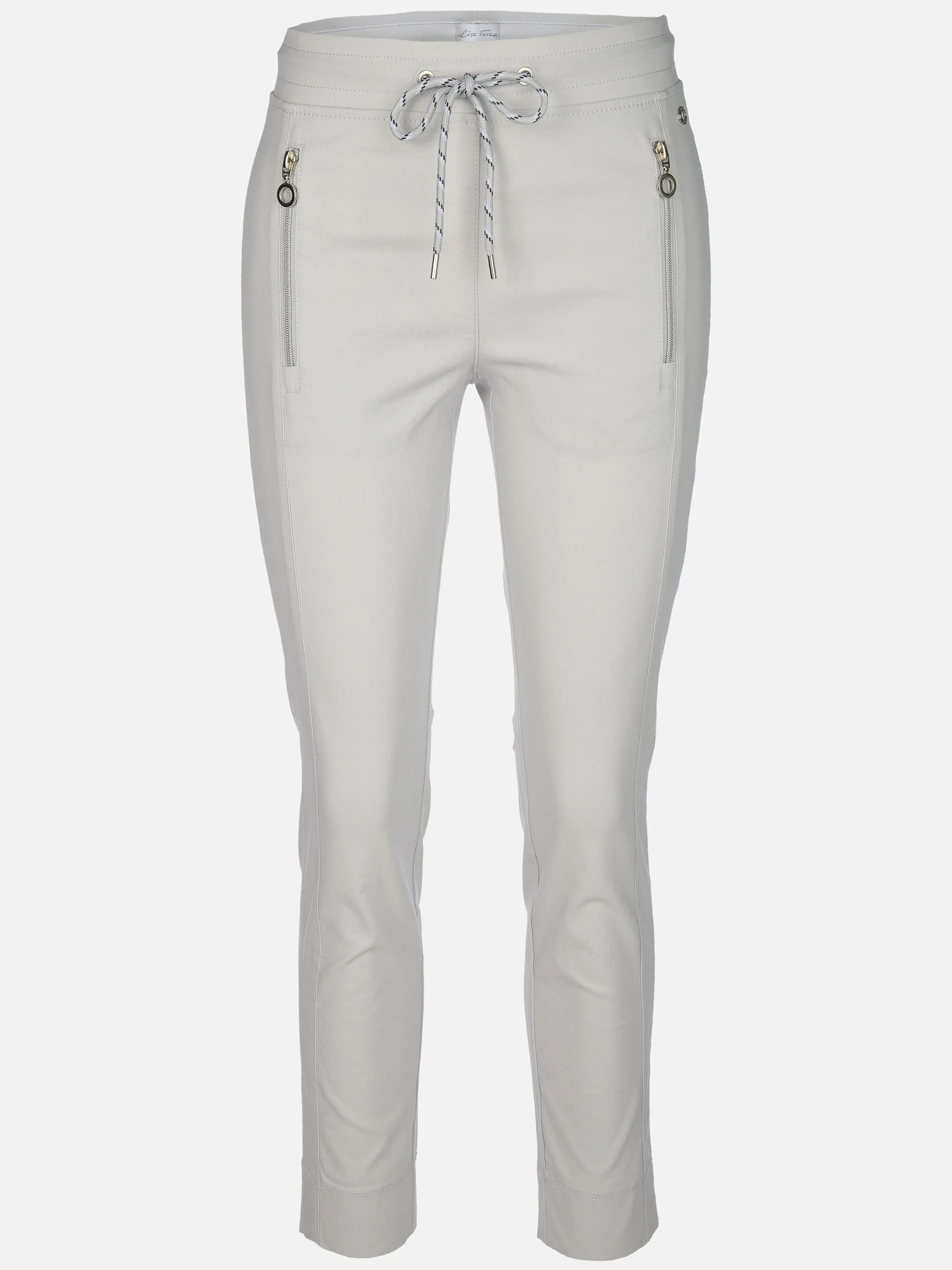 Lisa Tossa Da-Easypant "Nadja" m. Komfortbund Grau 890309 SILBER 1