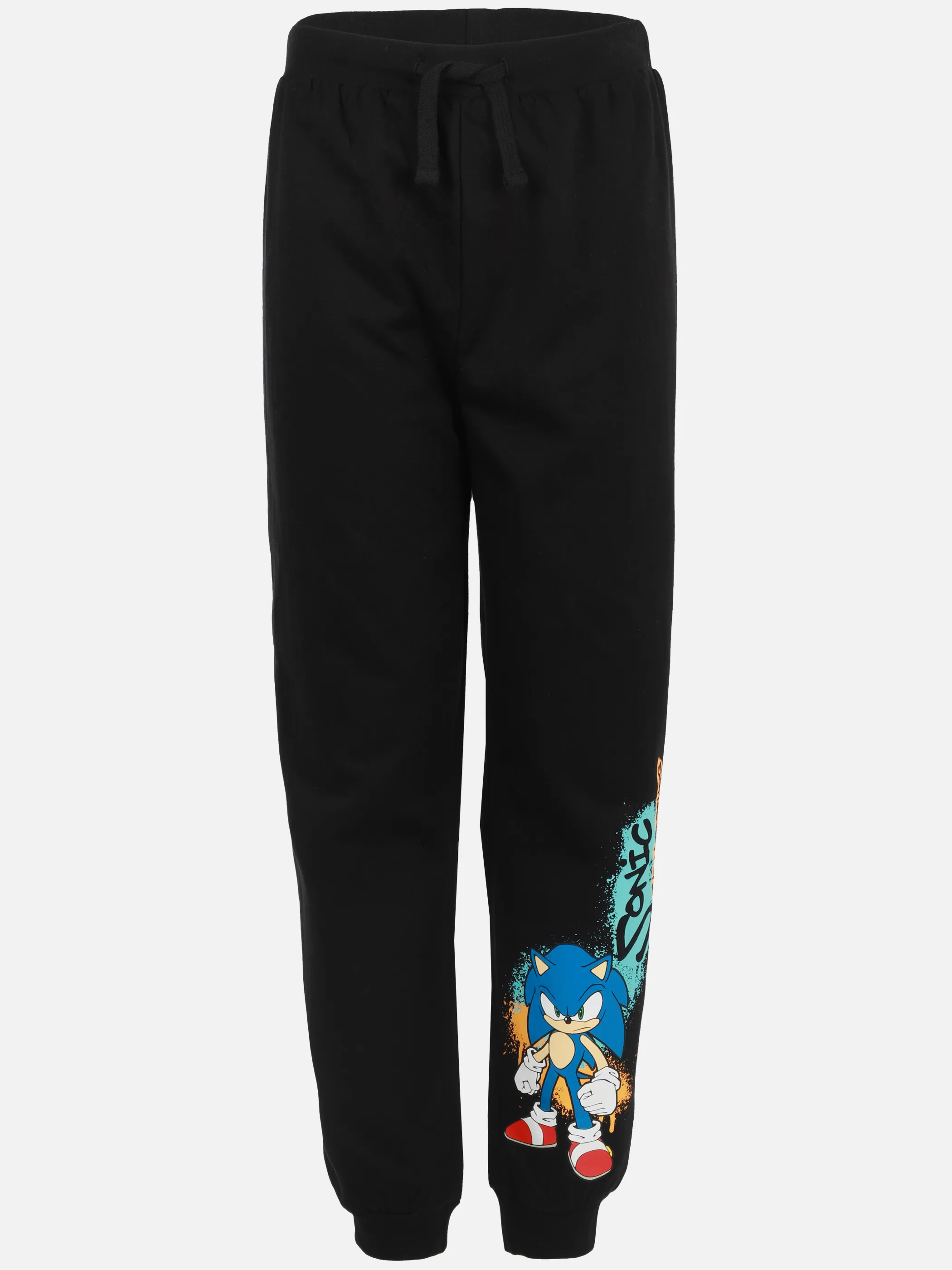 Sonic JJ Joggingpant in schwarz mit Sonic Print Schwarz 902170 SCHWARZ 1