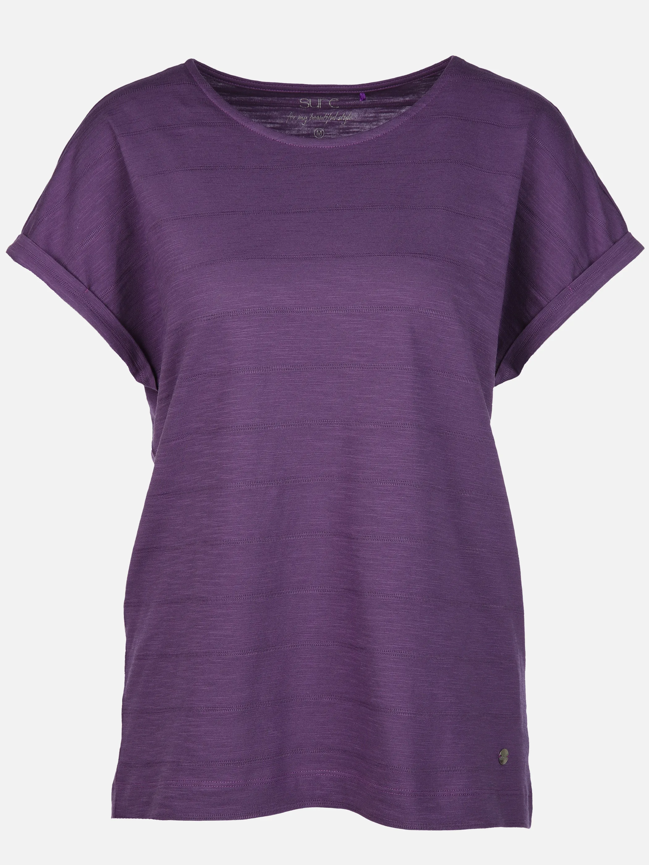 Sure Da-Struktur-T-Shirt Lila 889316 PURPLE 1