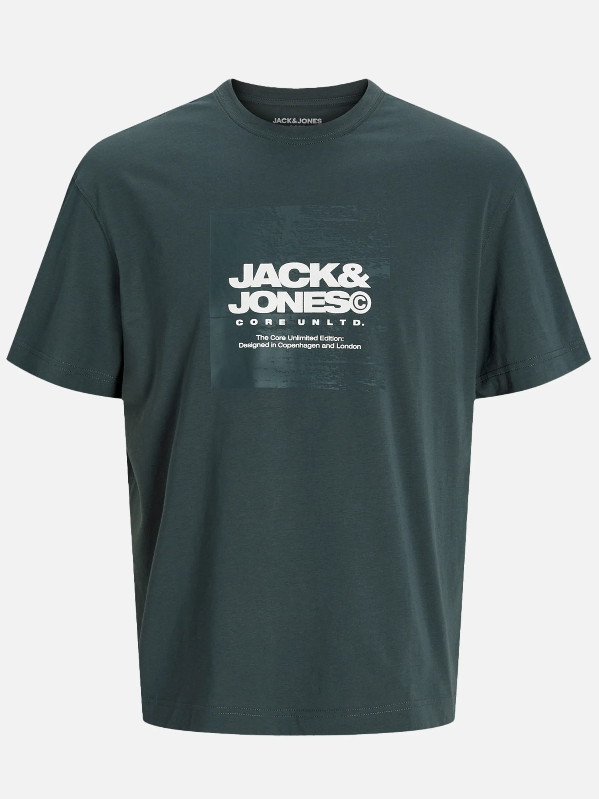 Jack Jones 12264029 JCOAERO FRONT PRINT T Grau 901504 176723 1